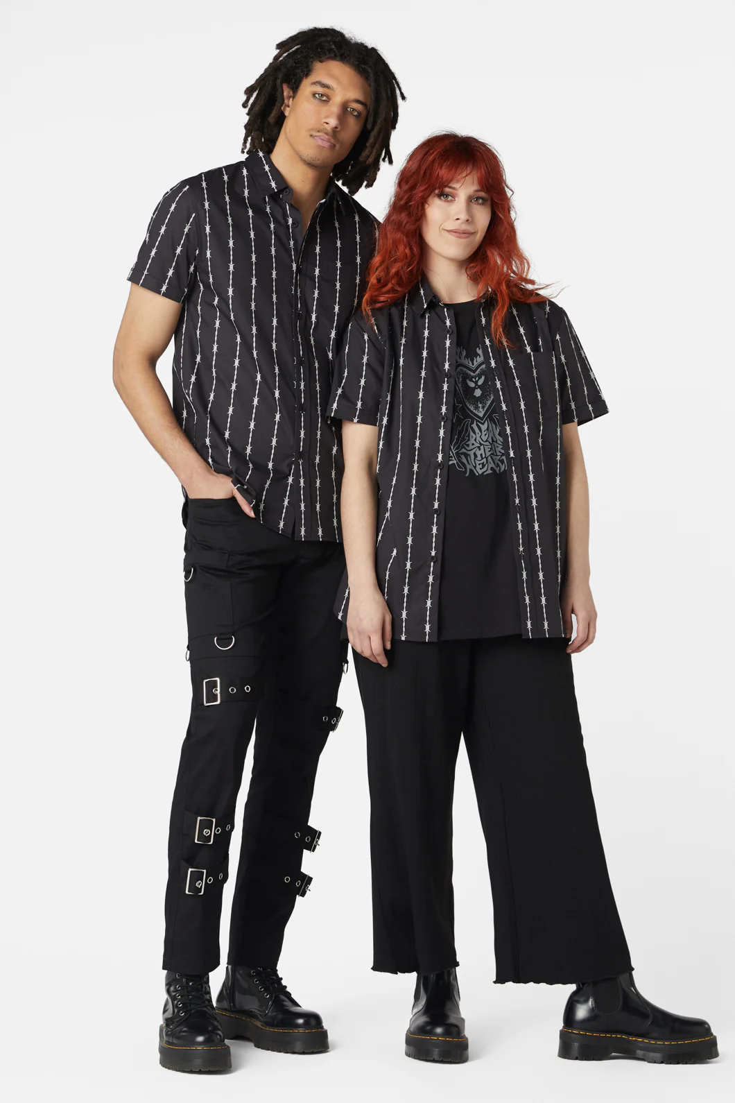 Barbed Wire Short Sleeve Shirt