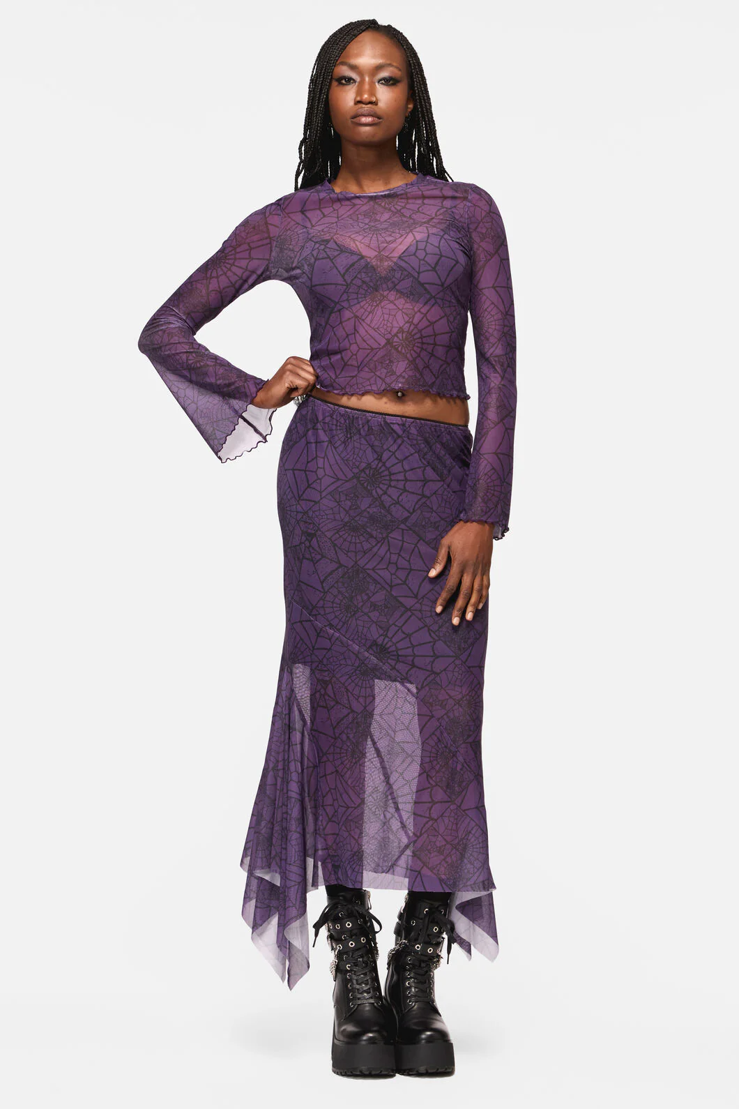 Window Web Mesh Skirt