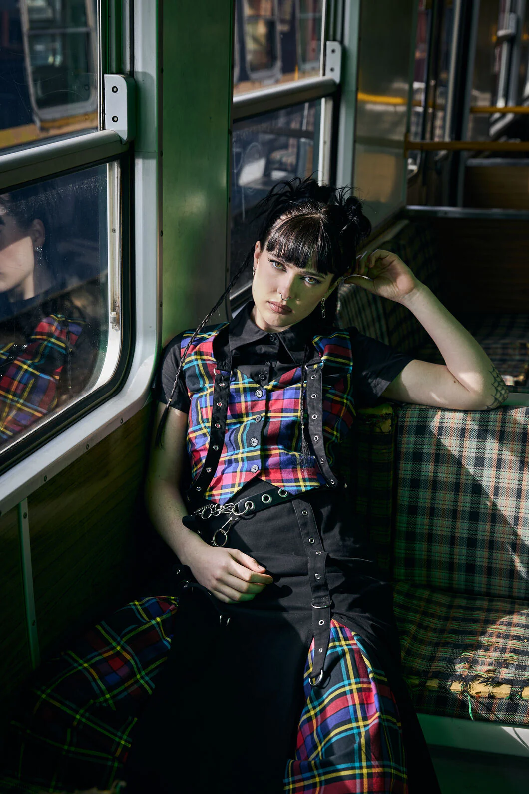 Anarchic Tartan Vest