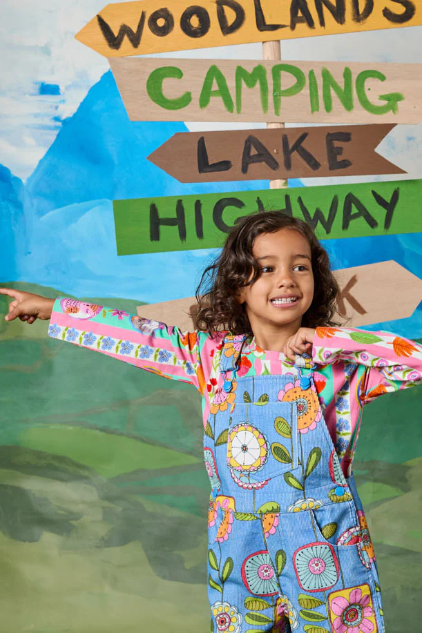 Woodland Stripe Kids LS Tee