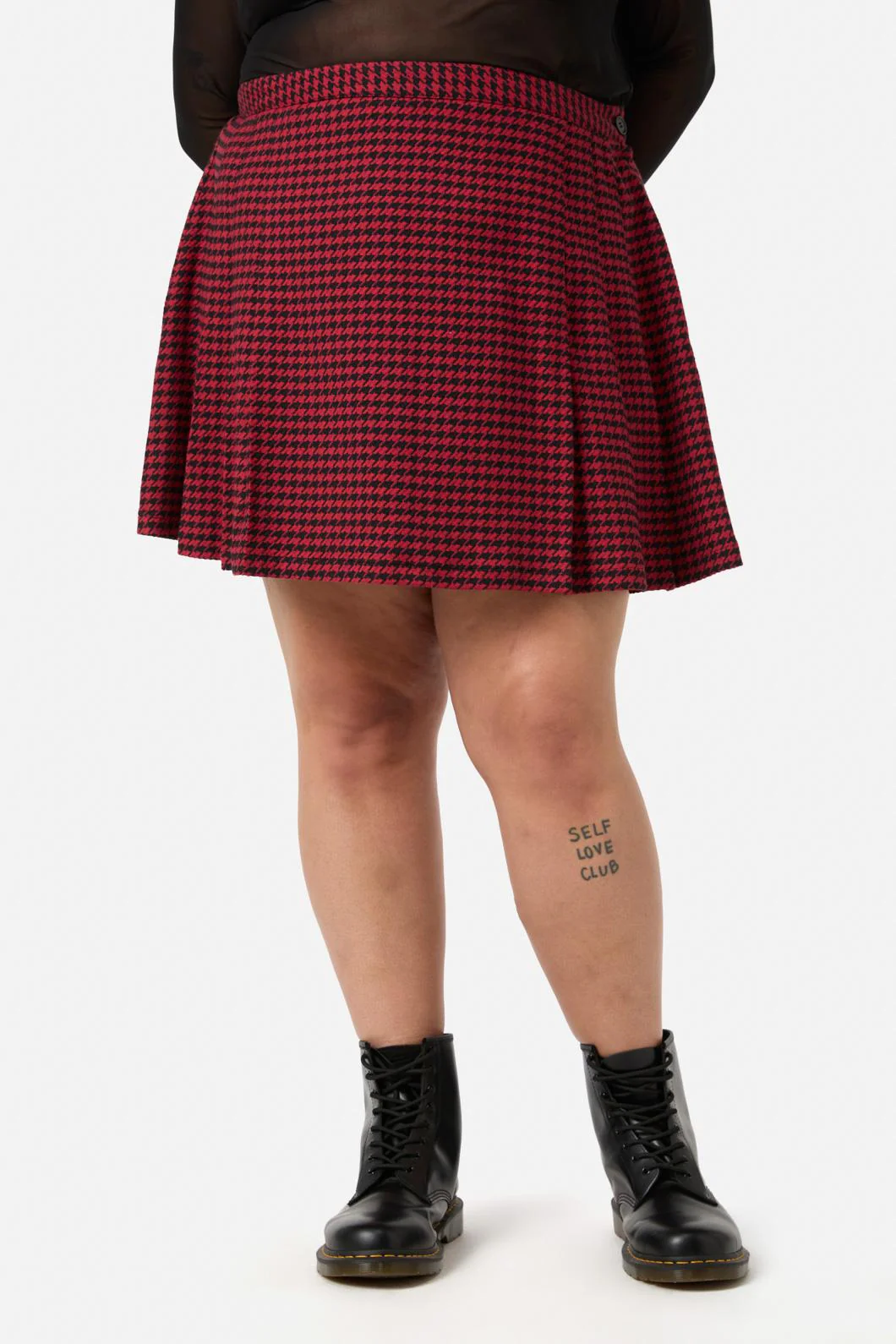 Curve Virtue Houndstooth Skirt