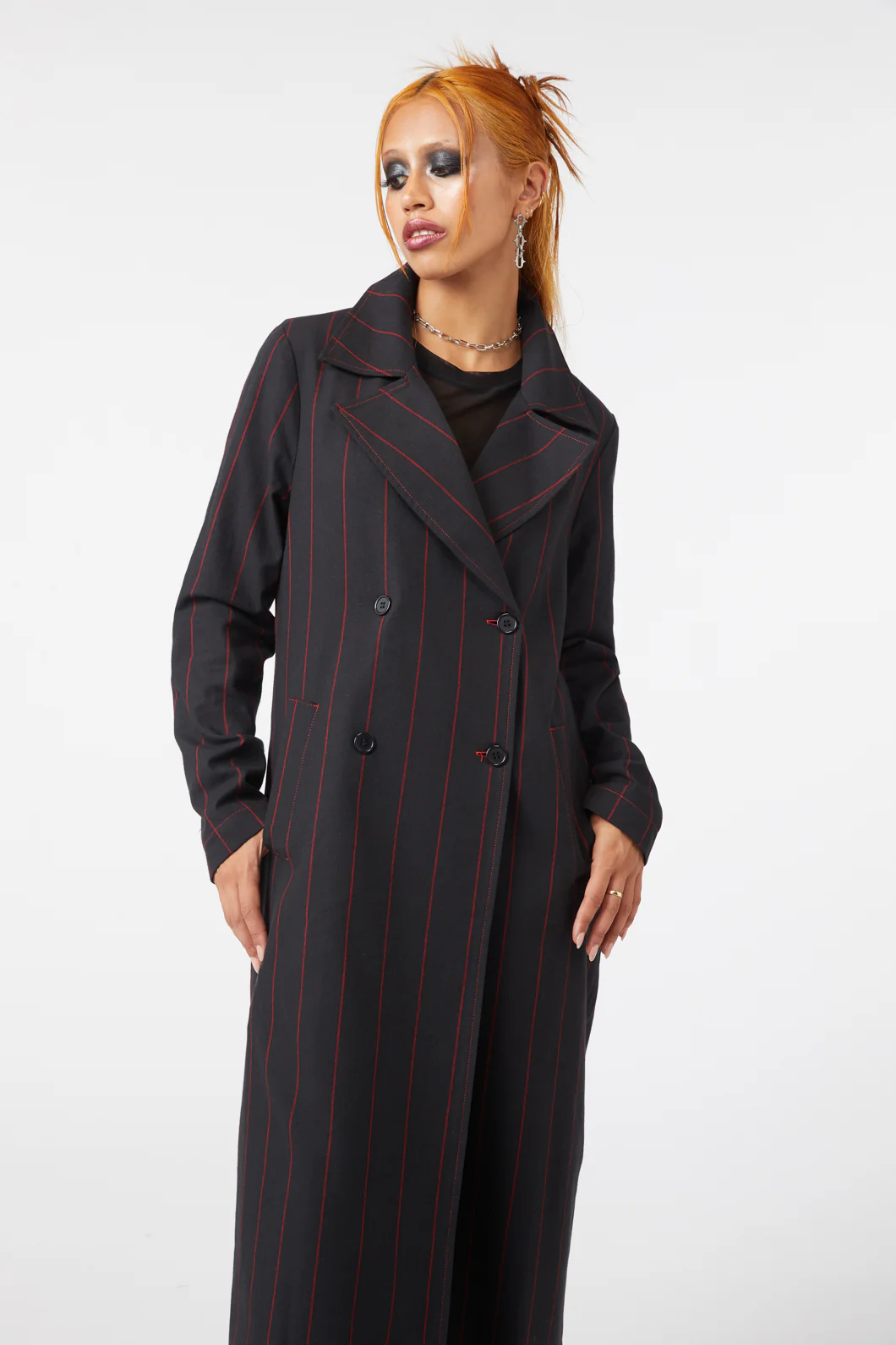 Impossible Things Pin Stripe Coat