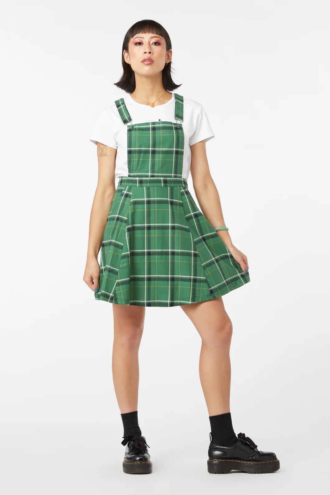 Forest Tartan Pinafore