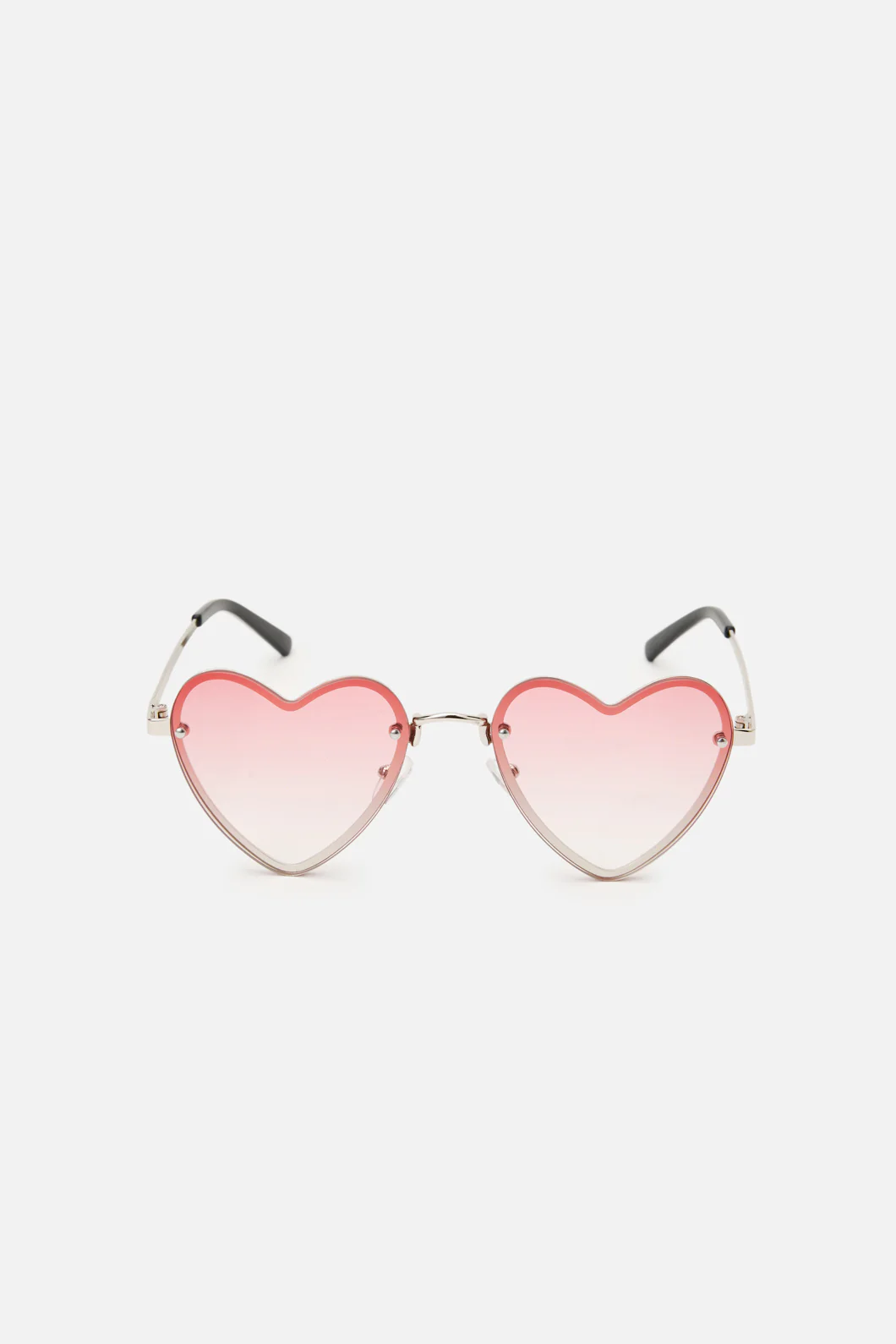 Rose Fade Heart Sunglasses