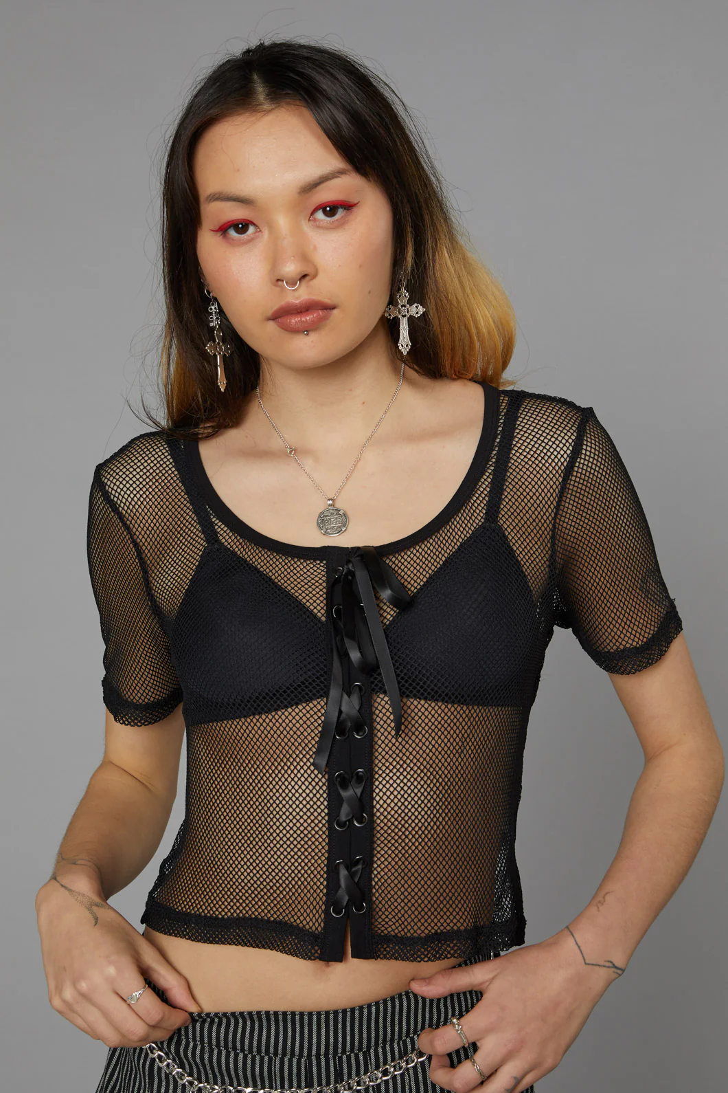 Kim Mesh Top