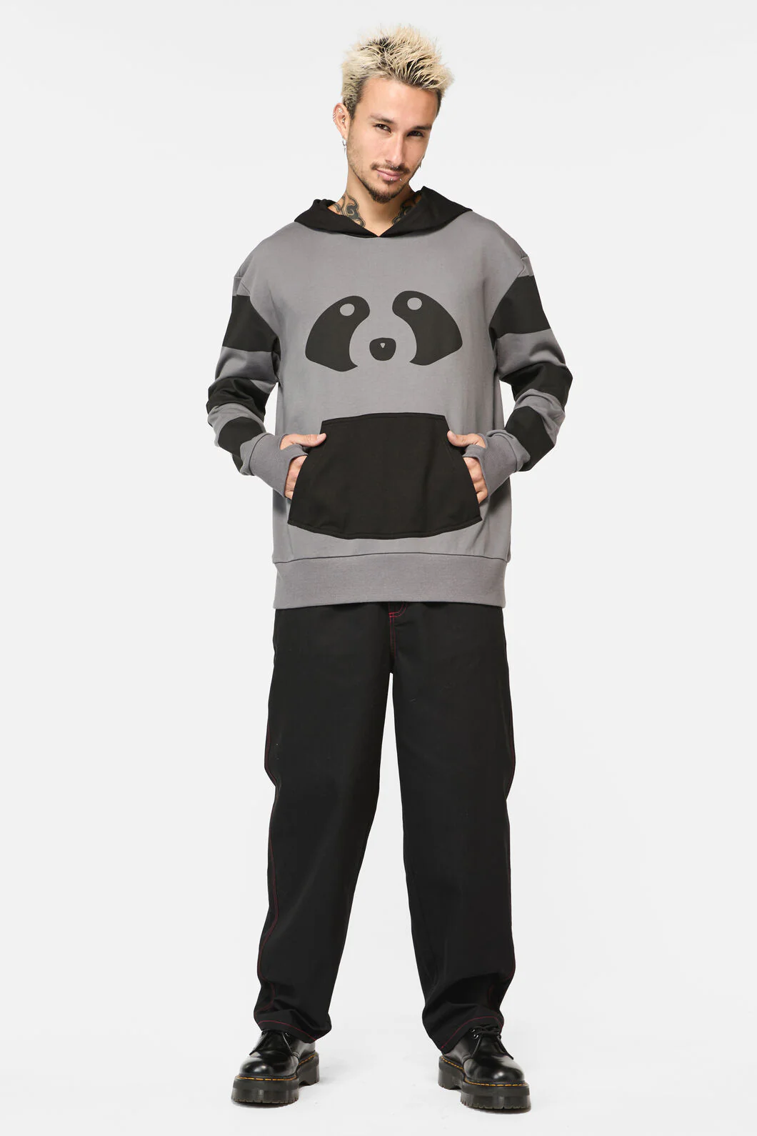 Racoon Stripes Hoodie