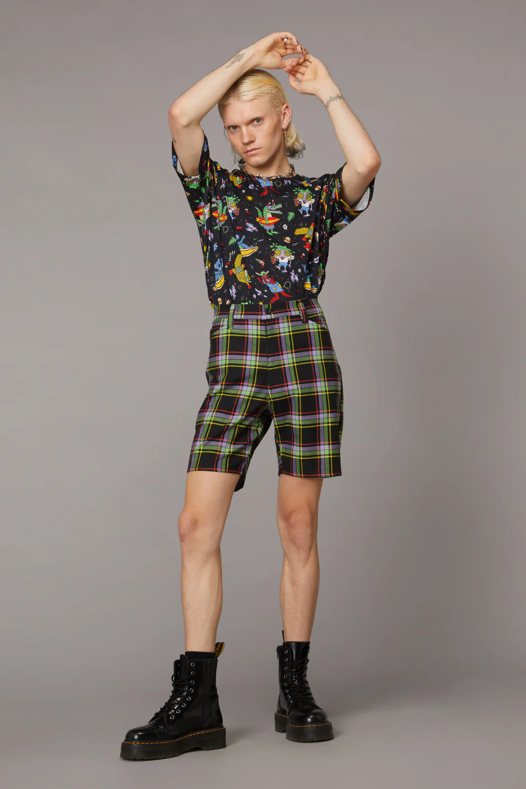 Vivid Tartan Unisex Short