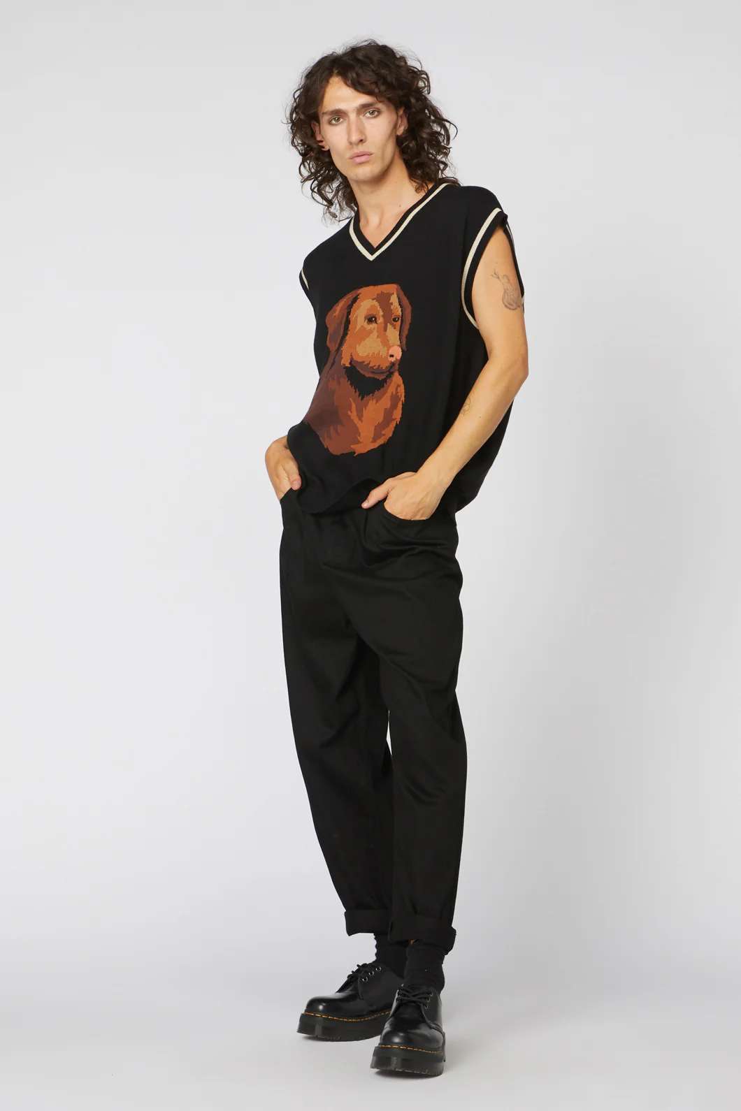 Doggo Knit Cotton Vest