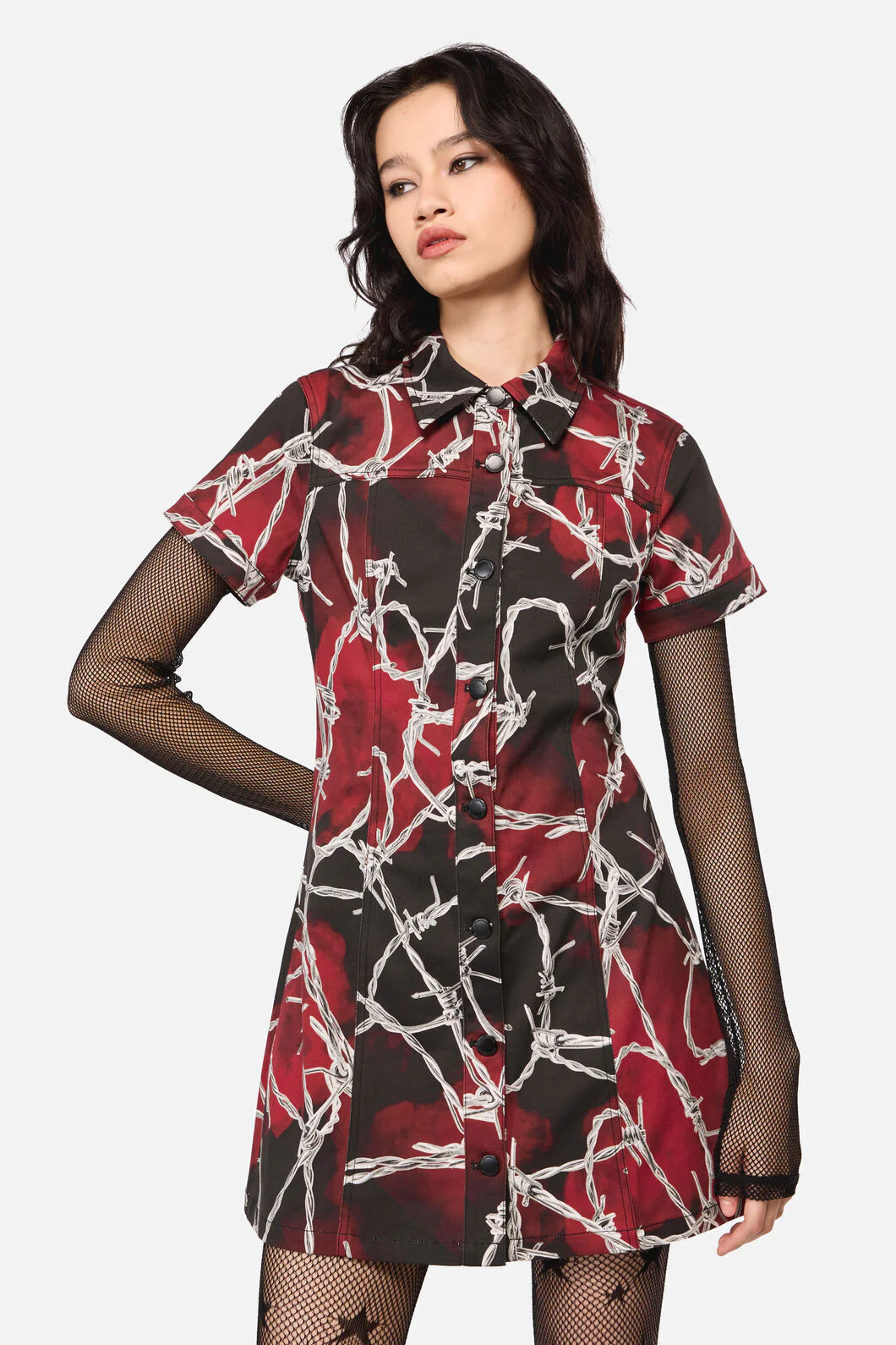 Sharp Hearted Mini Dress