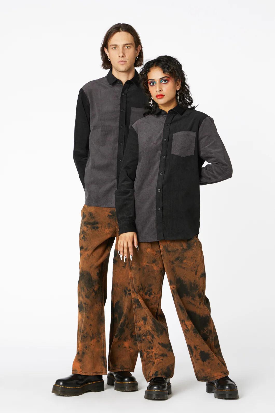 Split Cord Long Sleeve Shirt