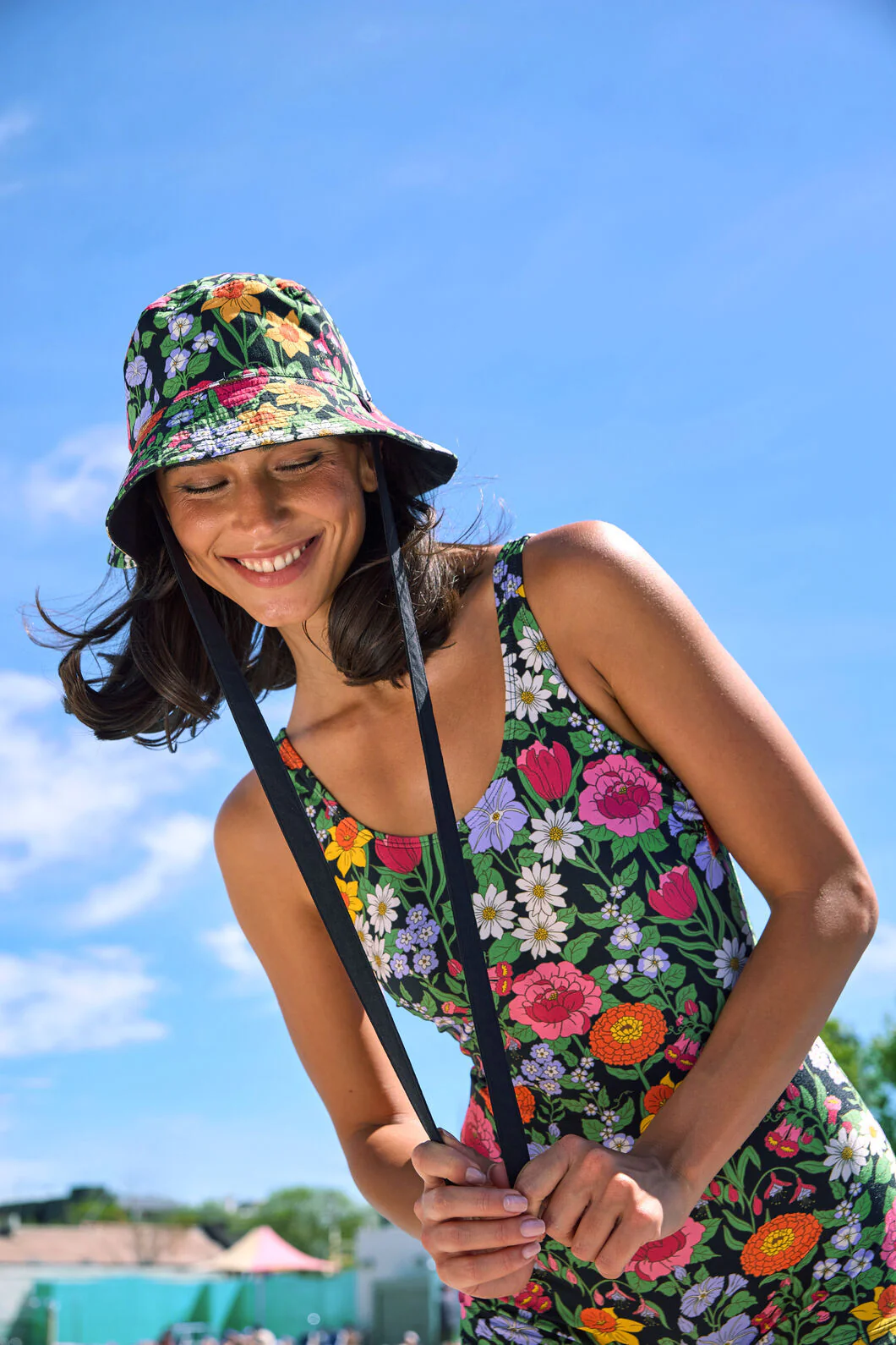 Floral Field Reversible Hat