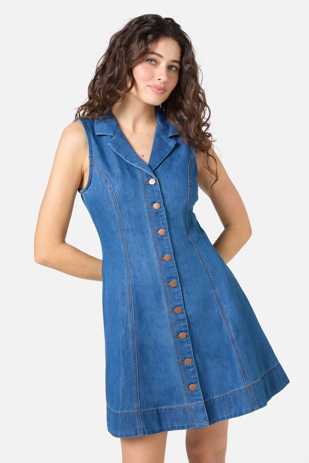 Carrie Denim Pinny