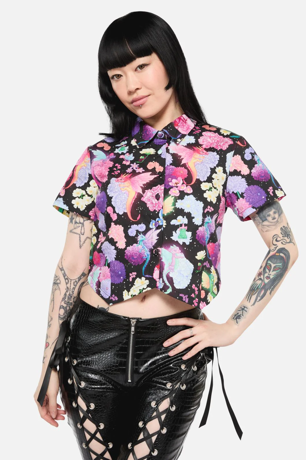 Dragons Grove Fitted Blouse