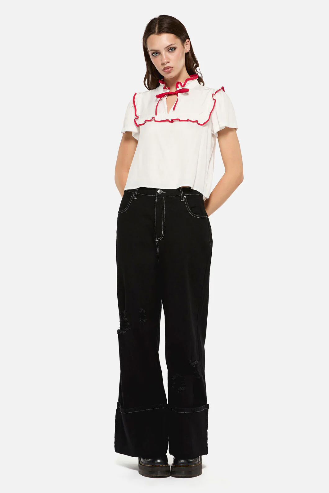 Little Bitter Frilly Blouse