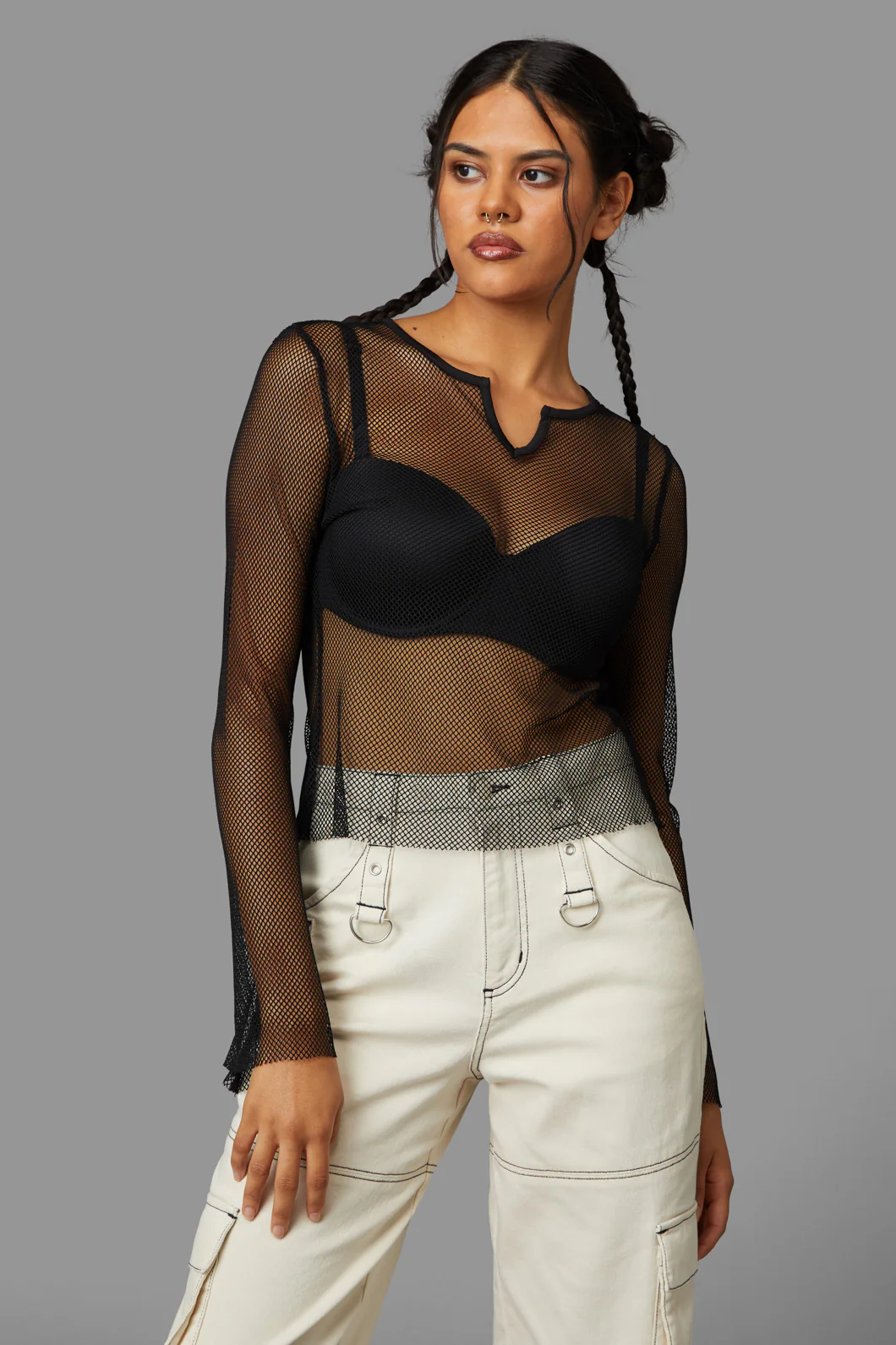 Jenna Mesh Top