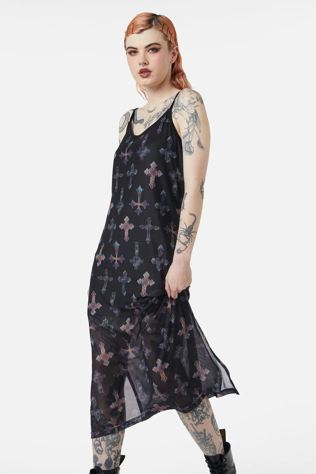 Hope Had Died Mesh Dress