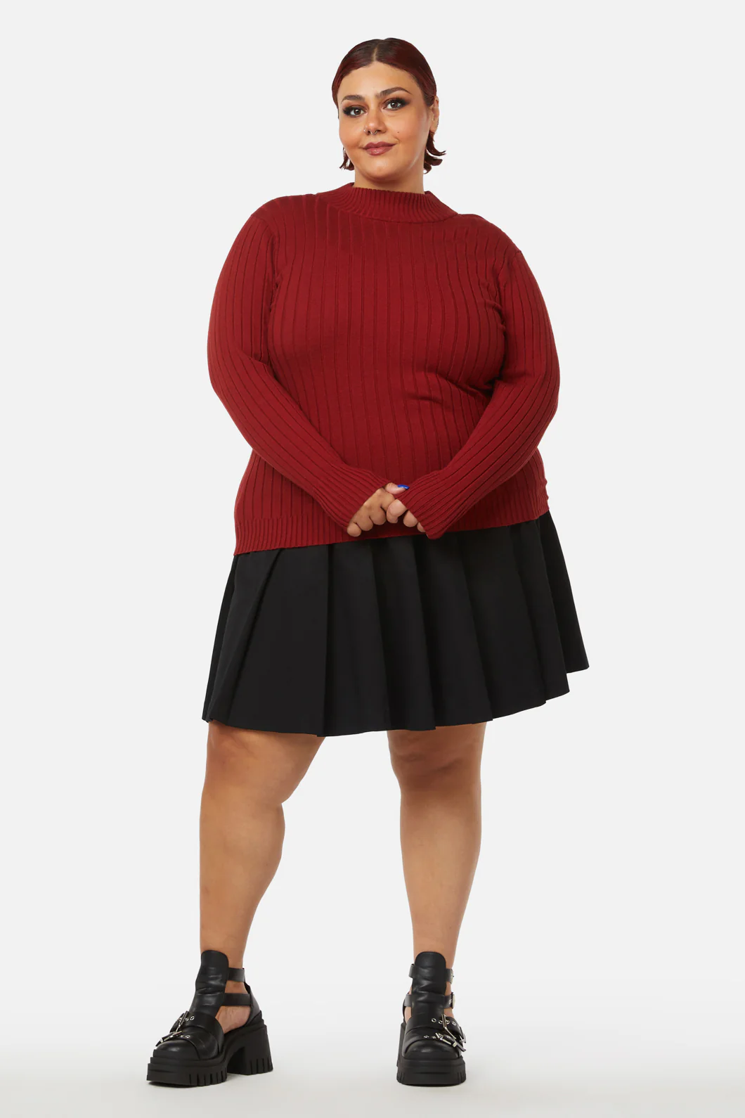 Curve Grave Respect Knit Skivvy