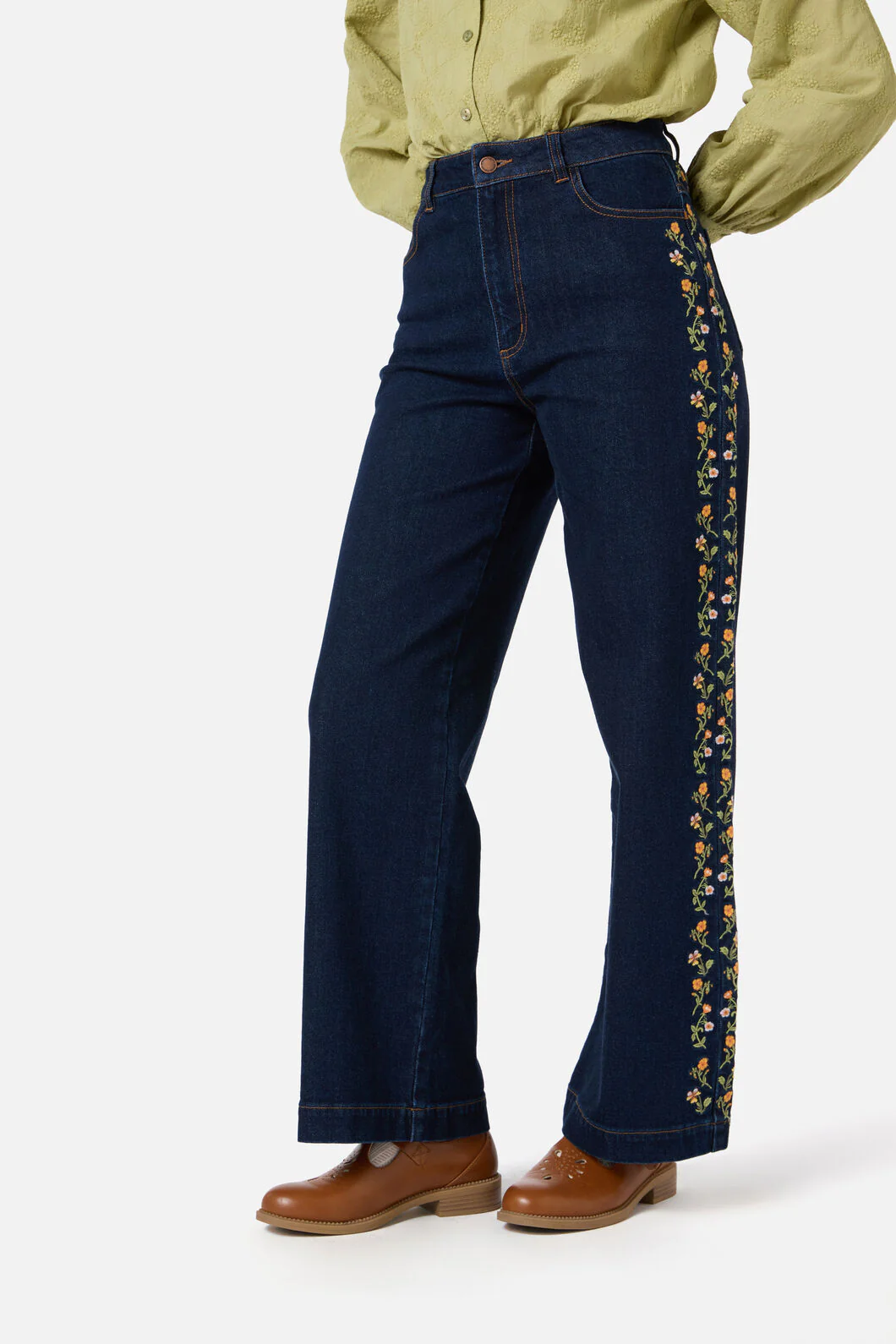 Alyssa Embroidered Jeans