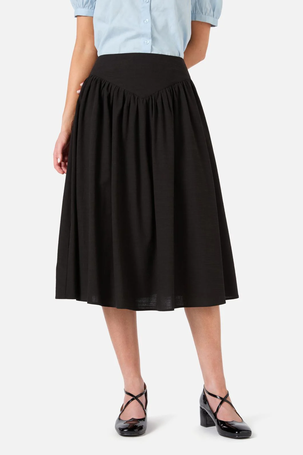 Nell Gathered Yoke Skirt