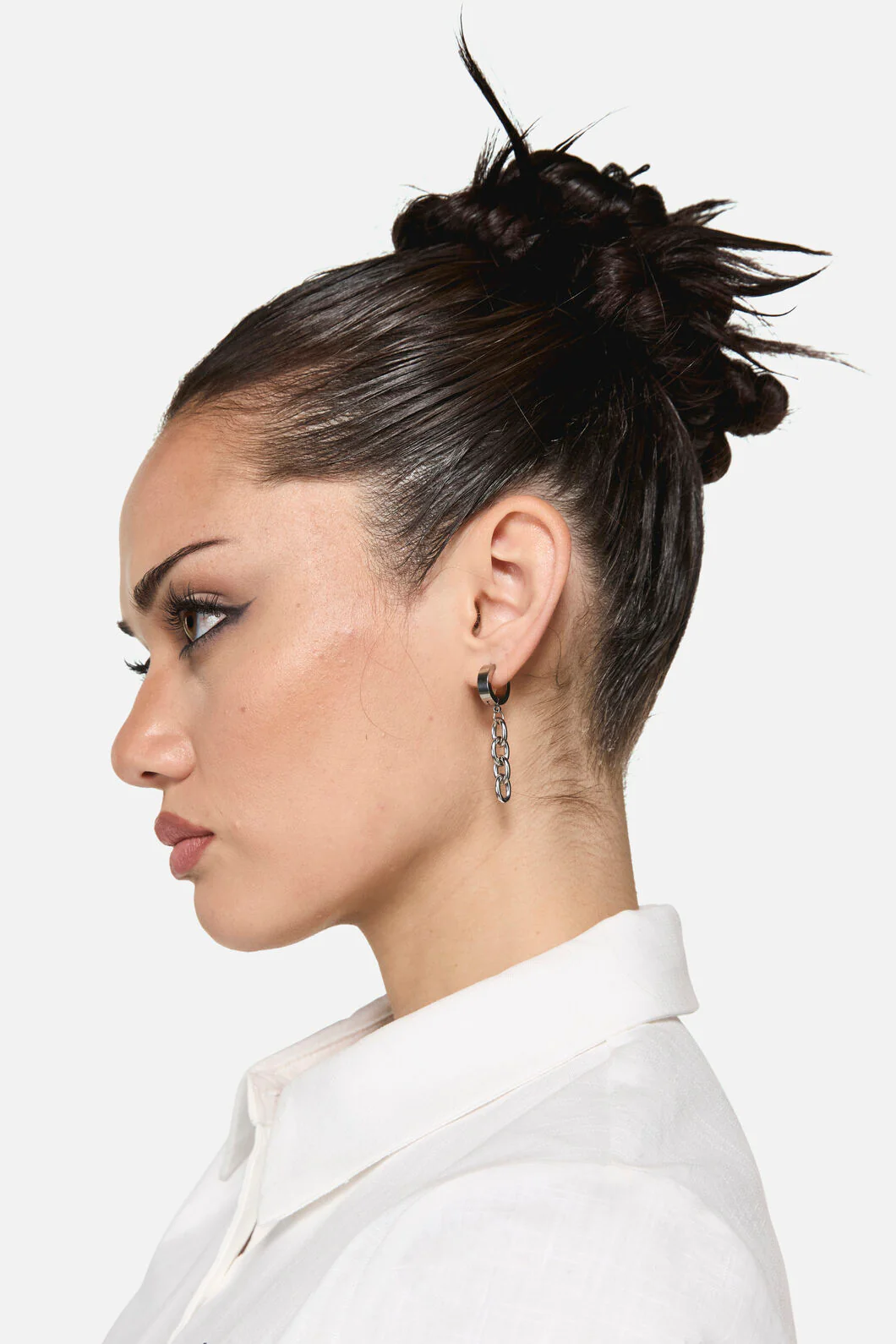 Drop Chain Sleeper Earrings