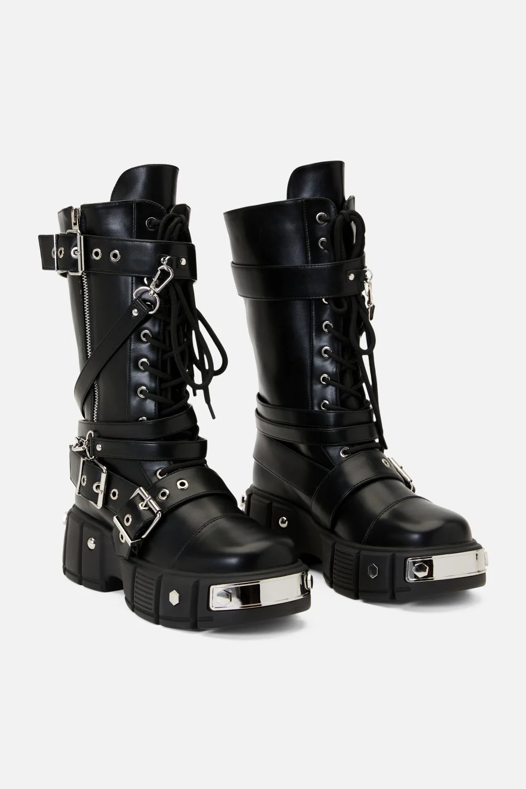 Strapped In Combat Boot