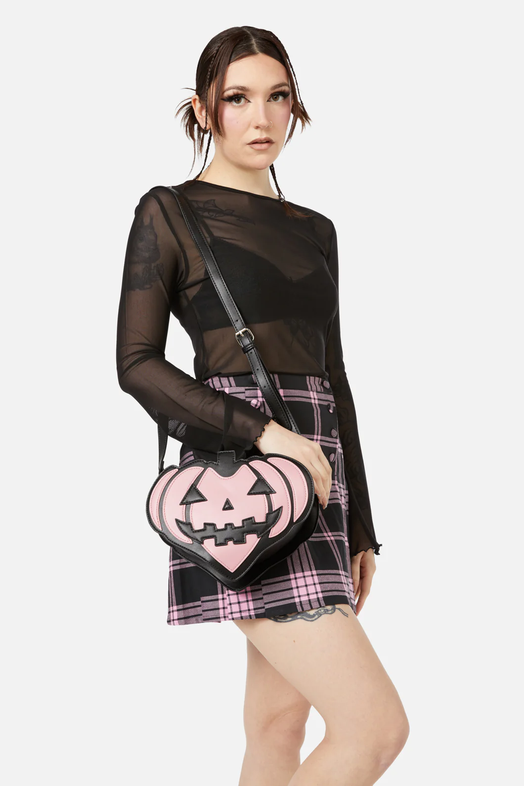 Jack O Lantern Heart Bag