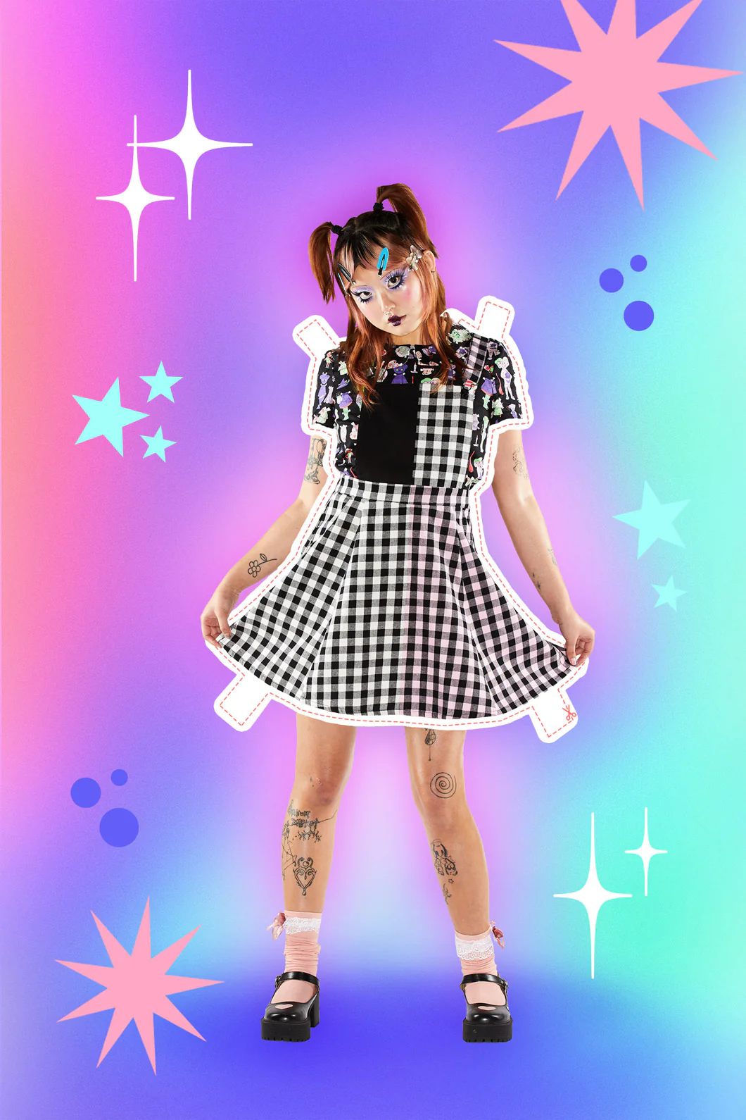 Franken Split Pinafore