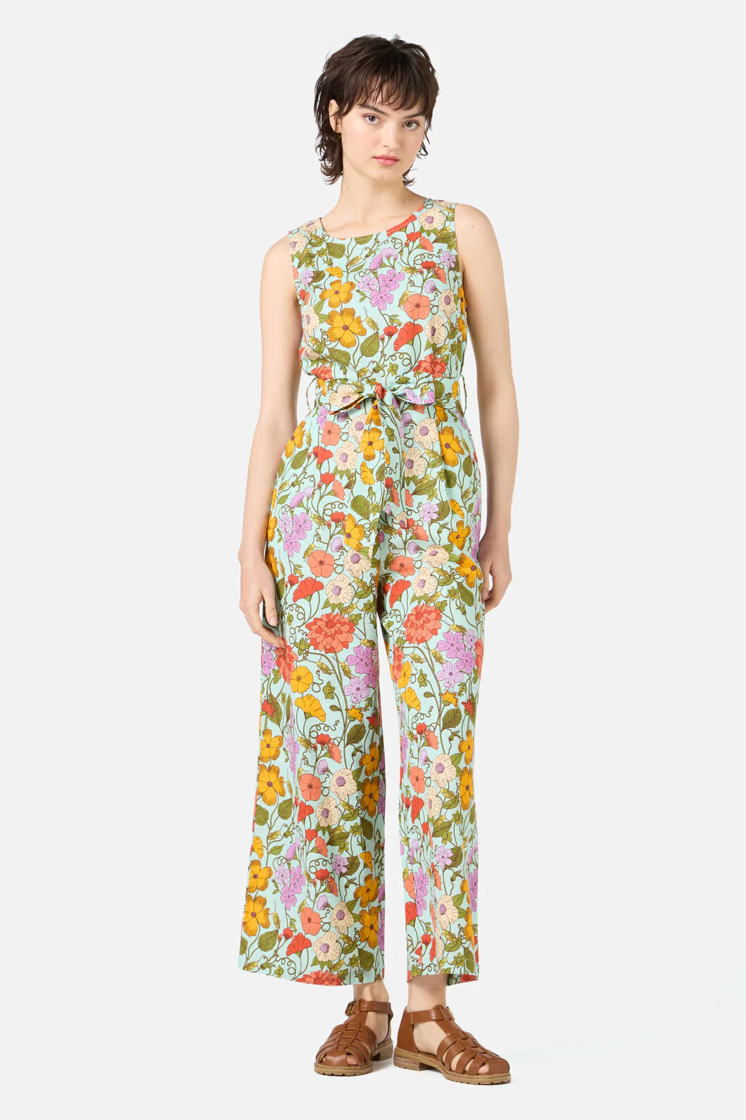 Grasshopper Floral Jumpsuit