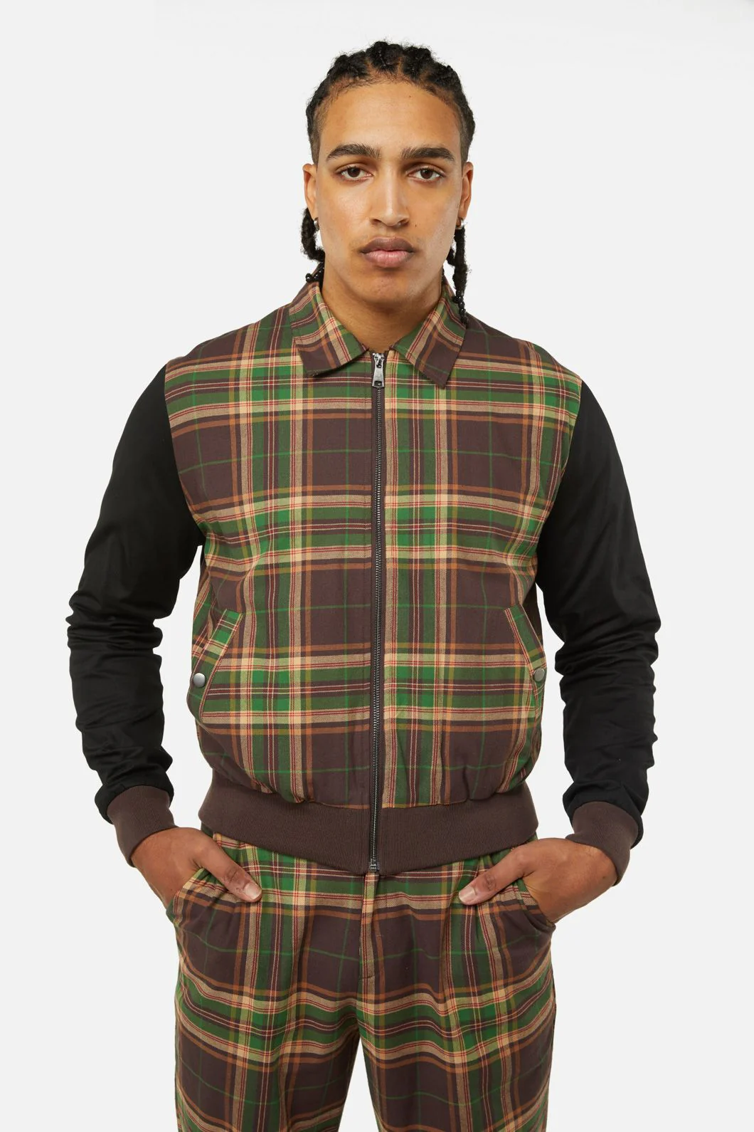 Triassic Tartan Contrast Jacket
