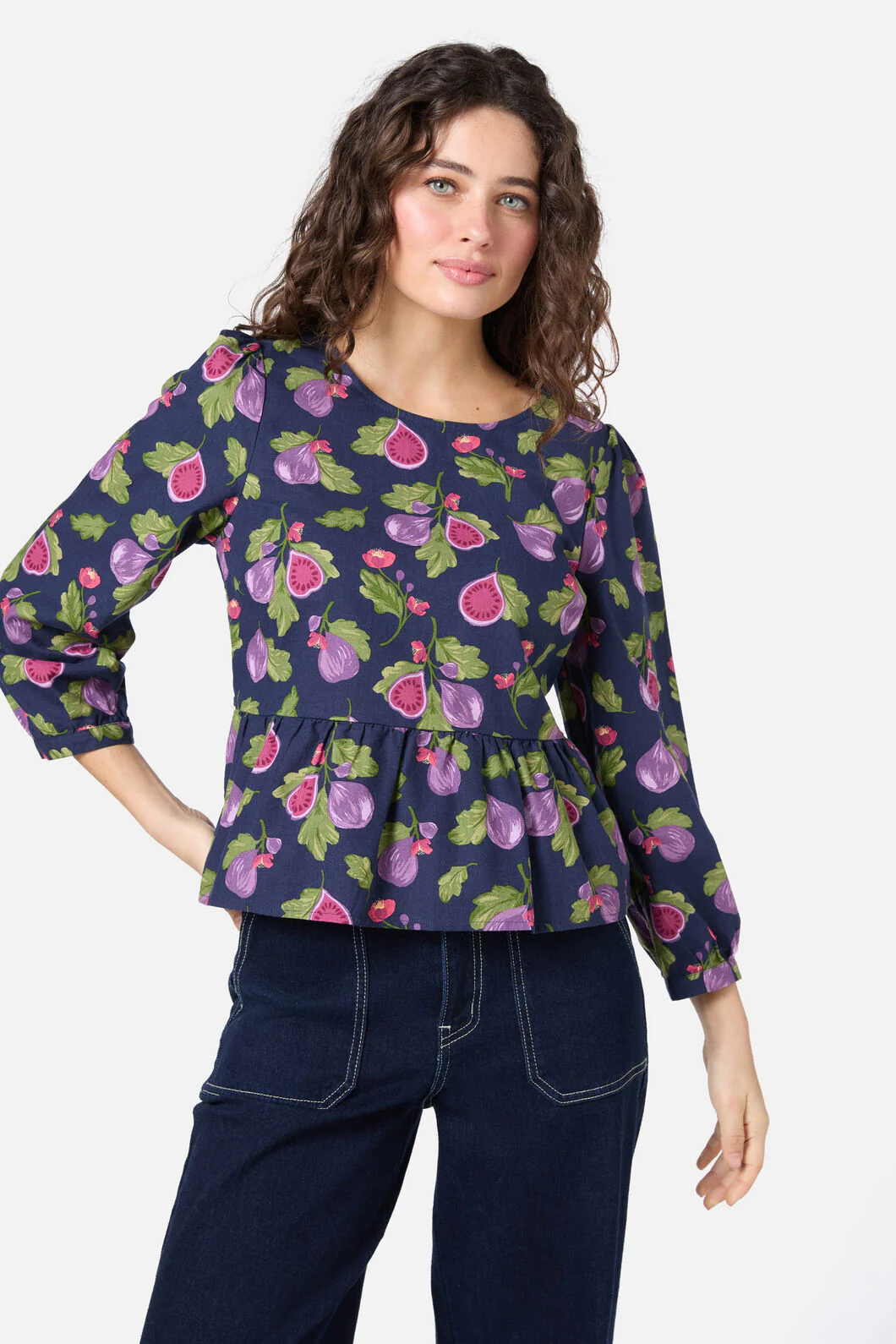 Fig Smock Top