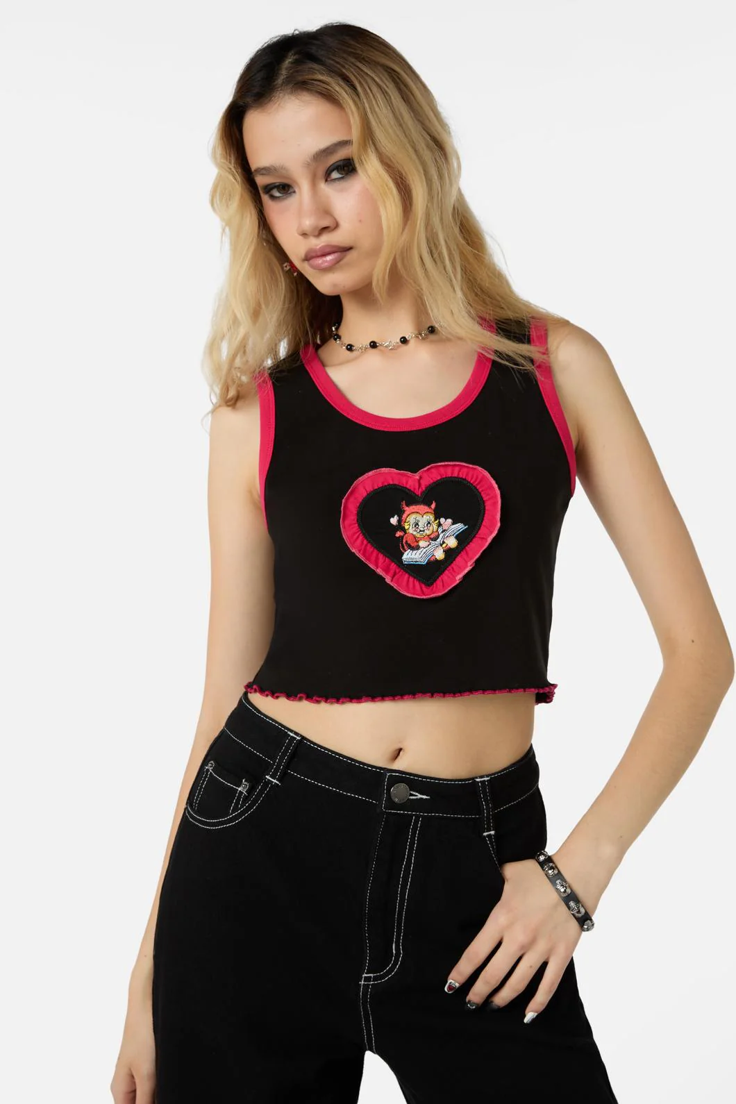 Love Letter Frill Heart Tank