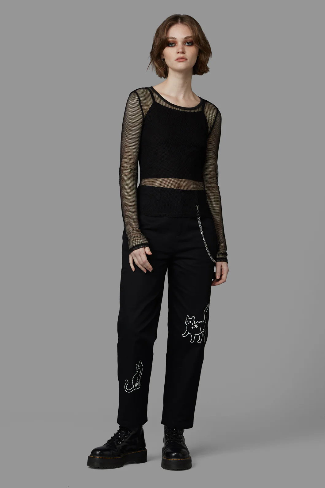 Dead Inside Mesh Top