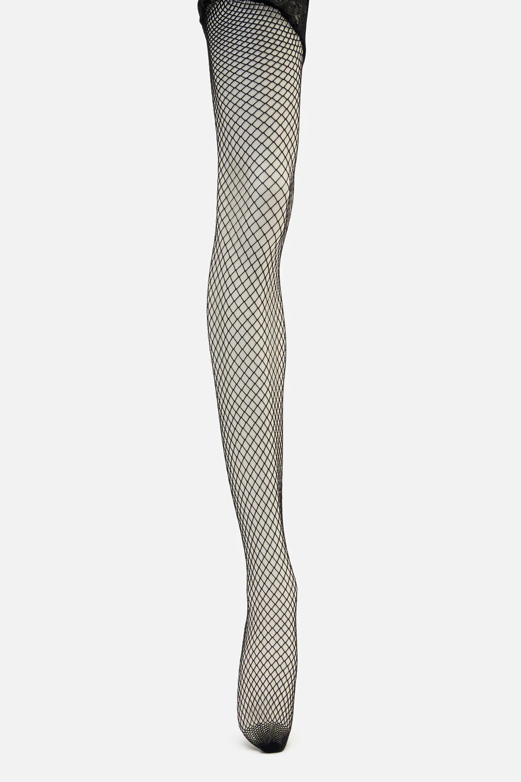 Waist Garter Fishnet Tights