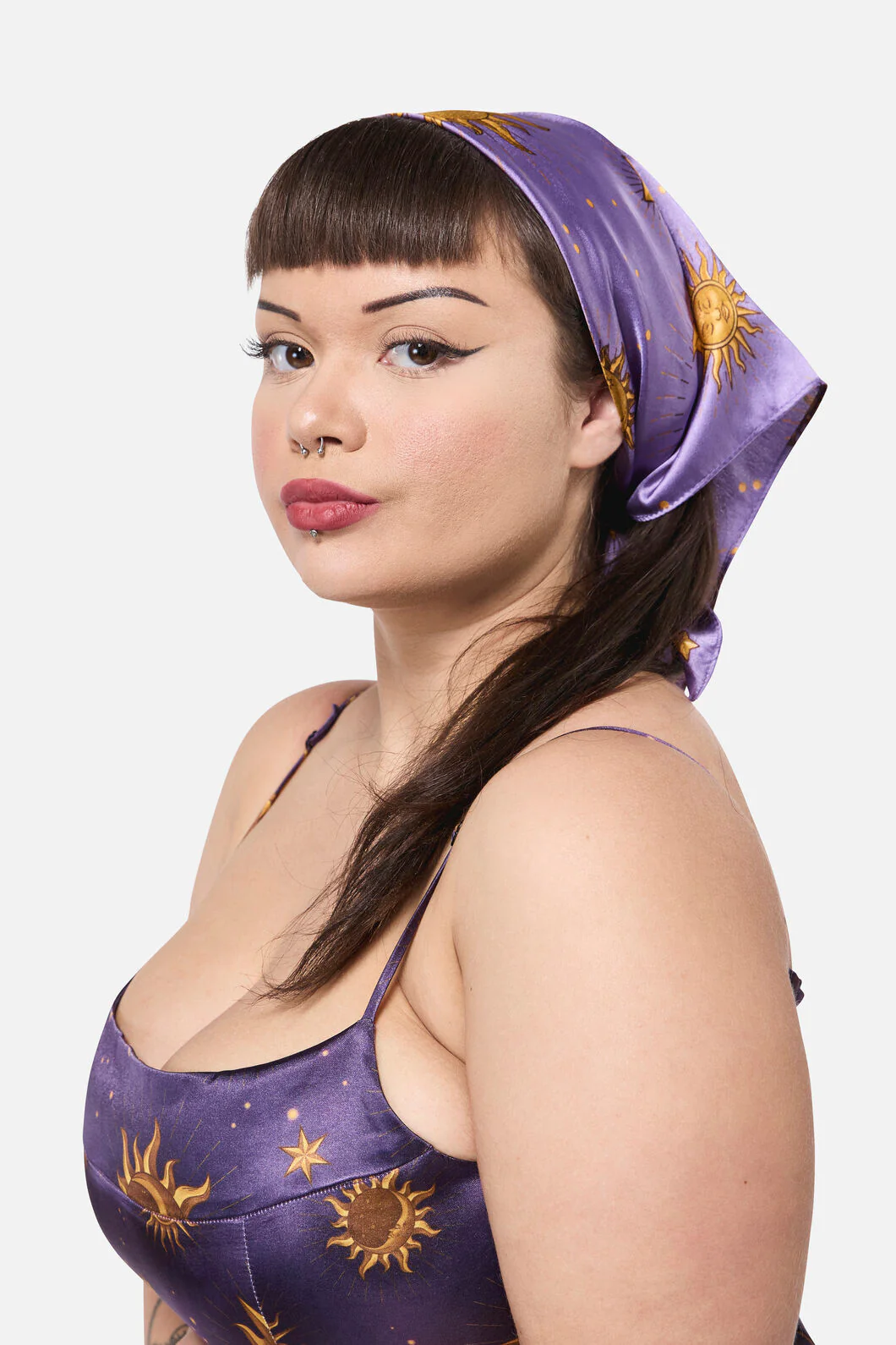 Cosmic Light Satin Scarf