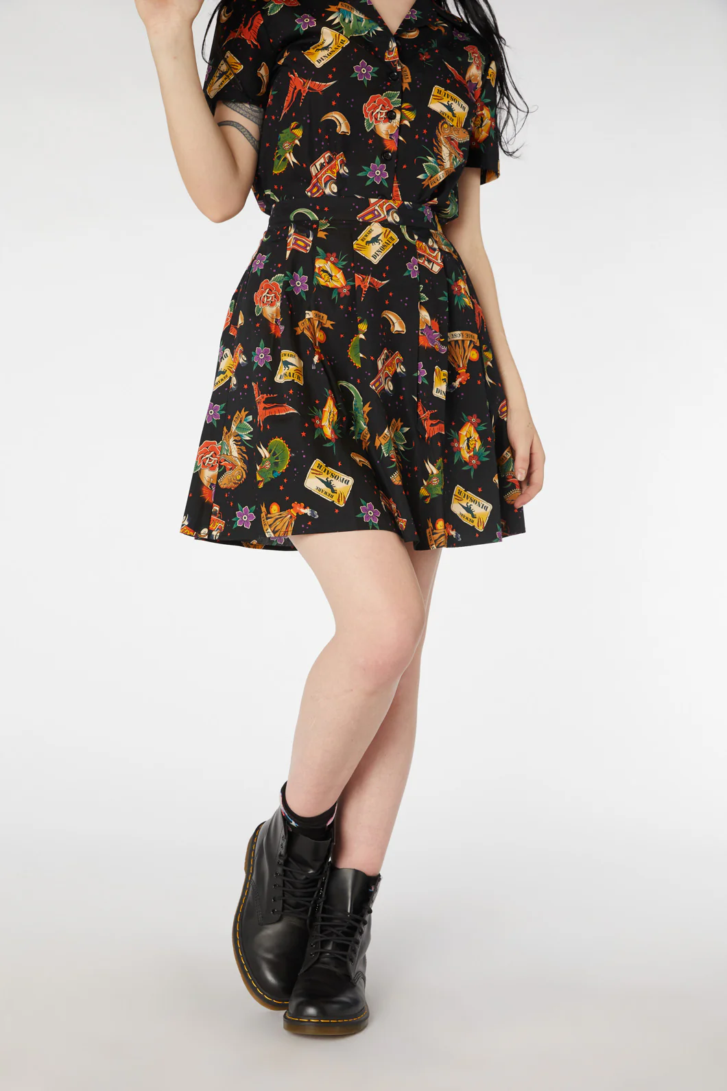 Prehistoric Tattoo Skirt