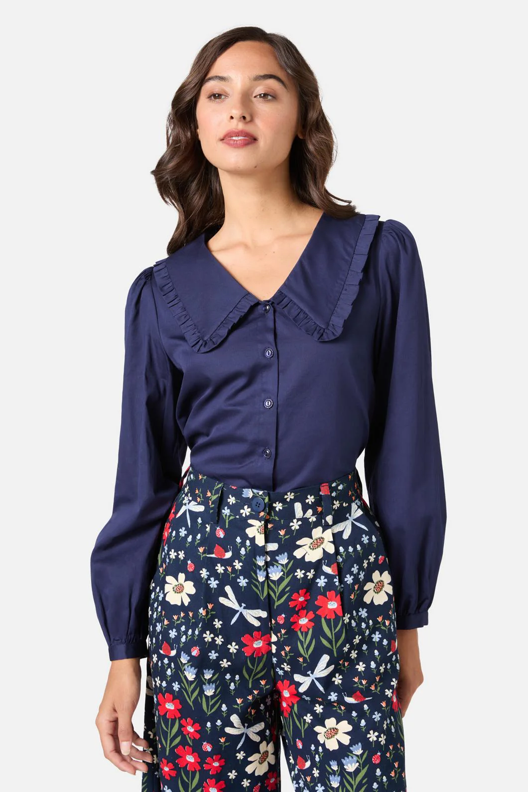 Sherry Cute Collar Blouse