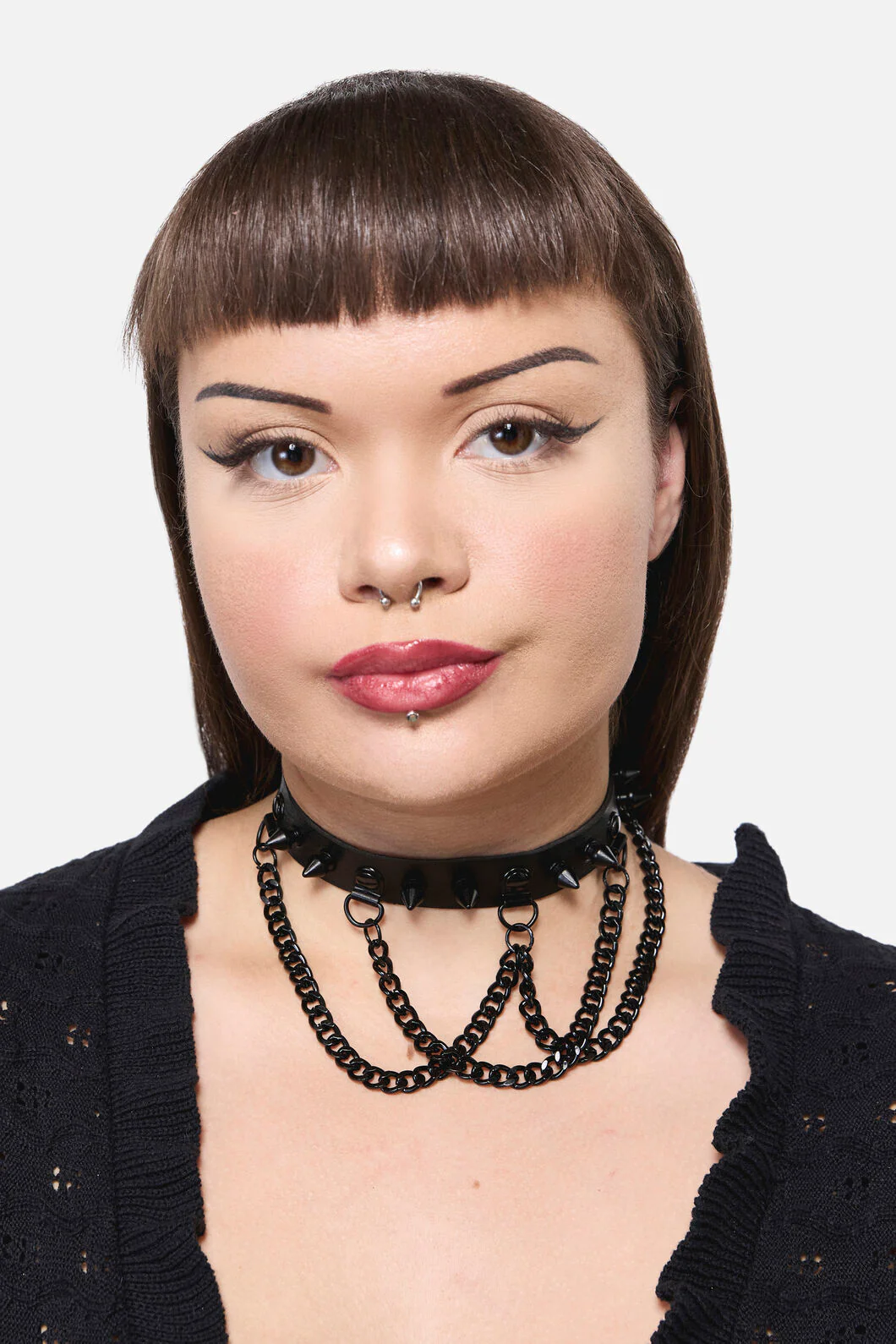 Spike & Chain Choker