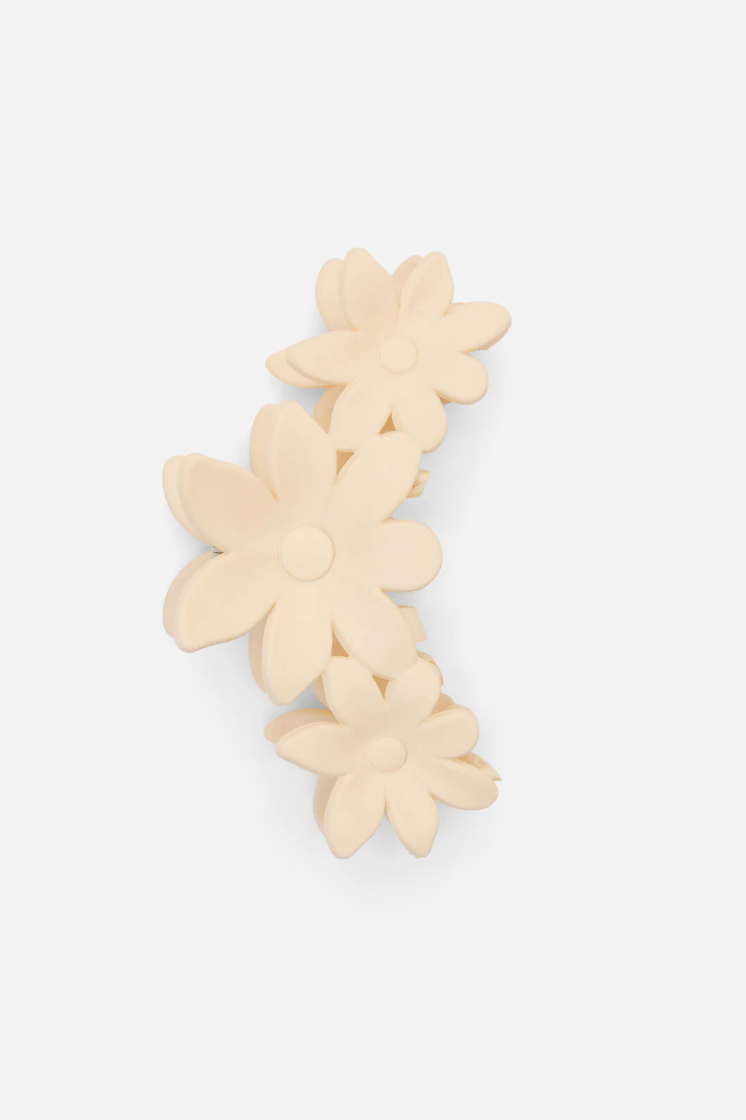 Cream Daisy Claw Clip