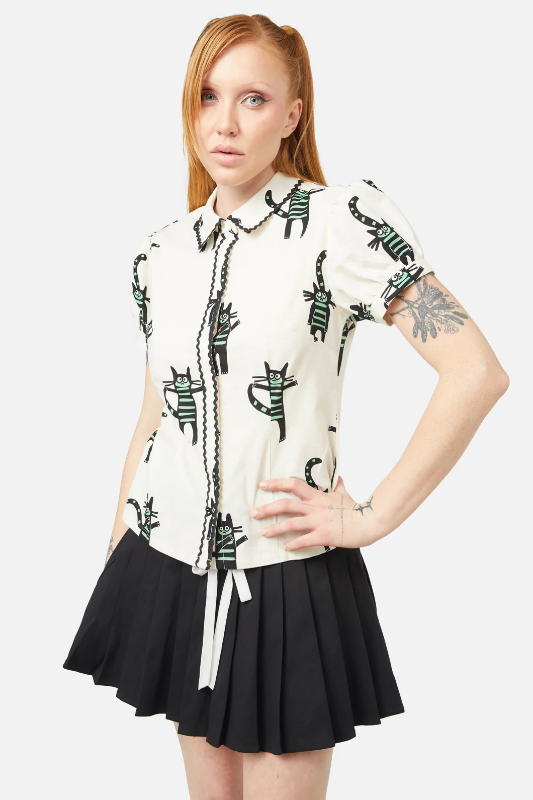 Peculiar Puss Blouse