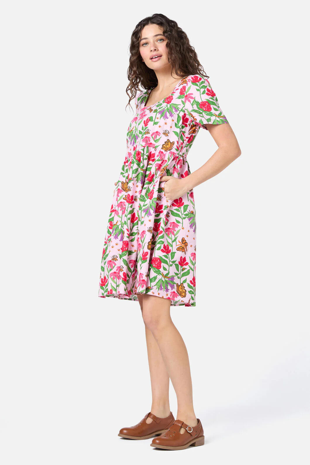 Garden Party Smock Dress