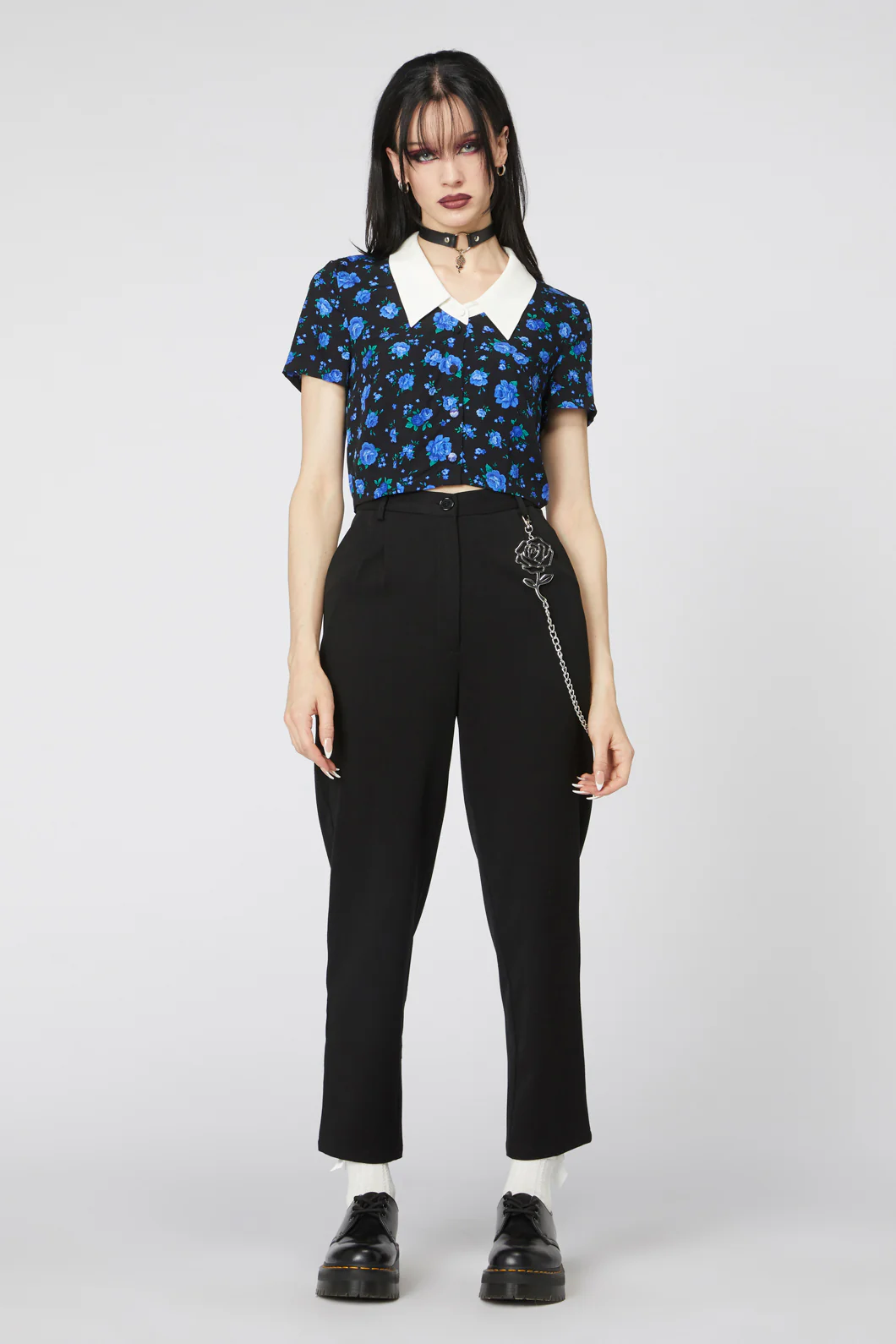 Le Rose Chain Pleated Pant