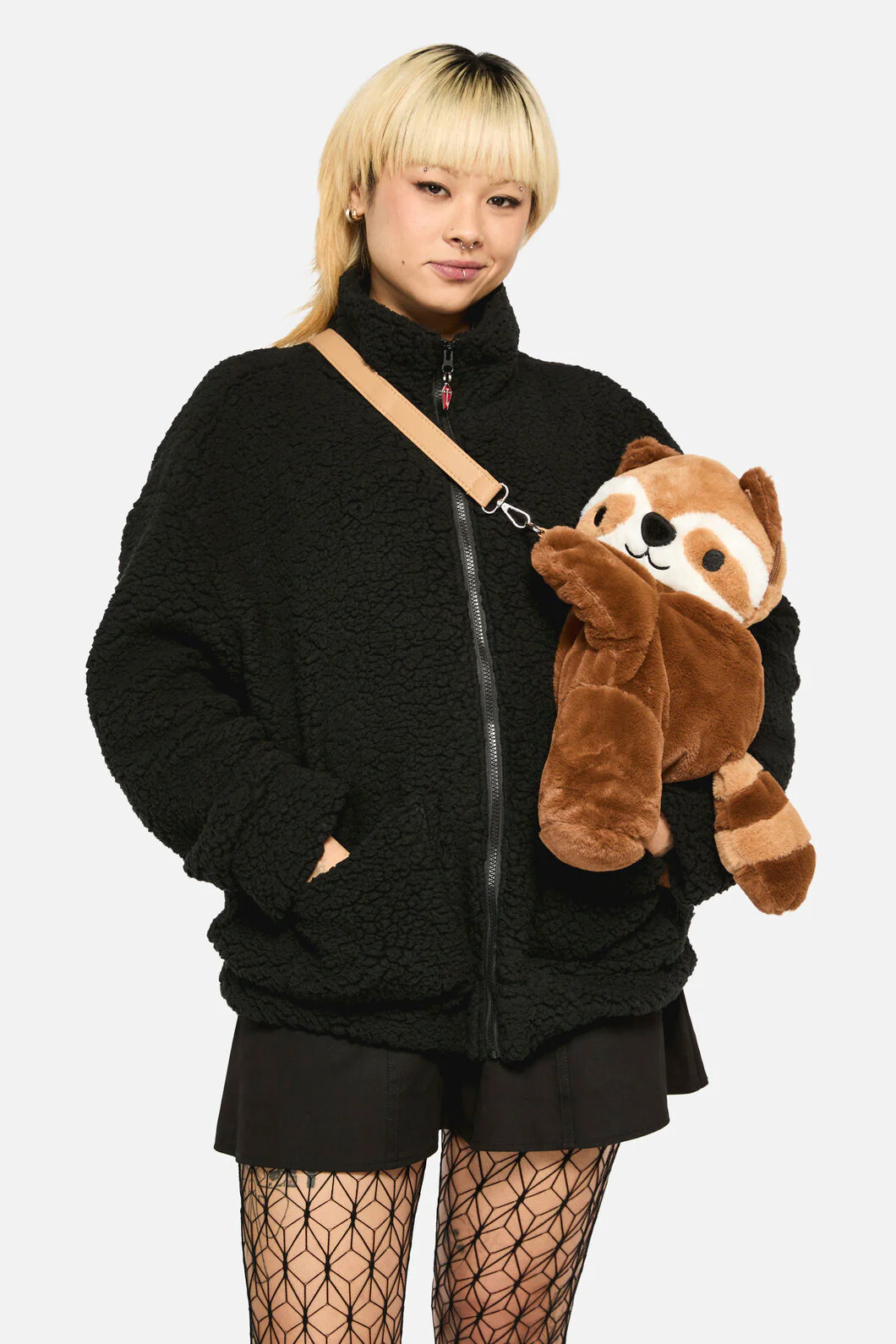 Raccoon Plush Backpack