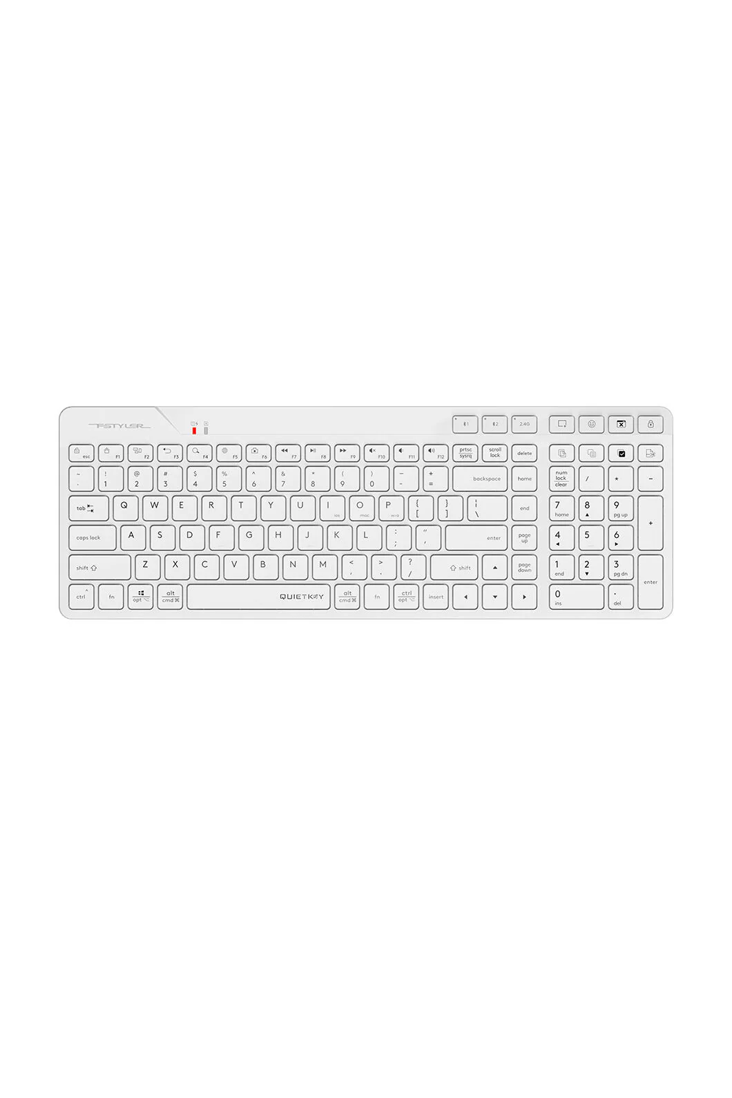 FBK27C AS Recharge TKL Keyboard (White)