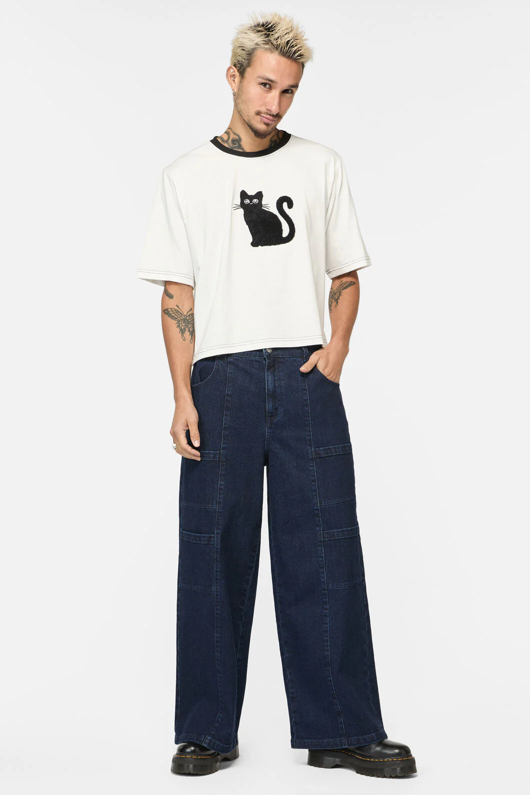 Catkins Cropped Unisex Tee