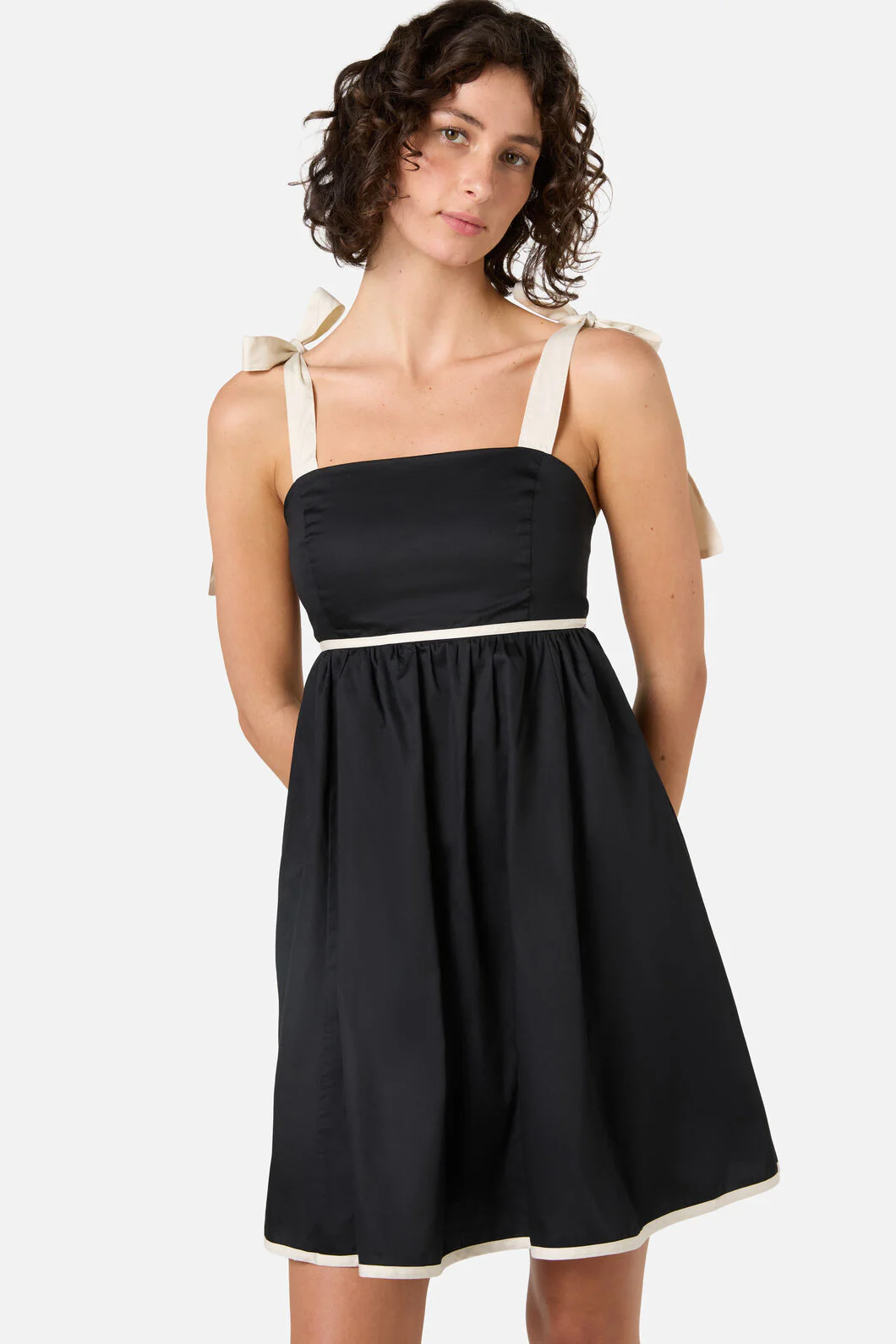 Olivia Contrast Mini Dress