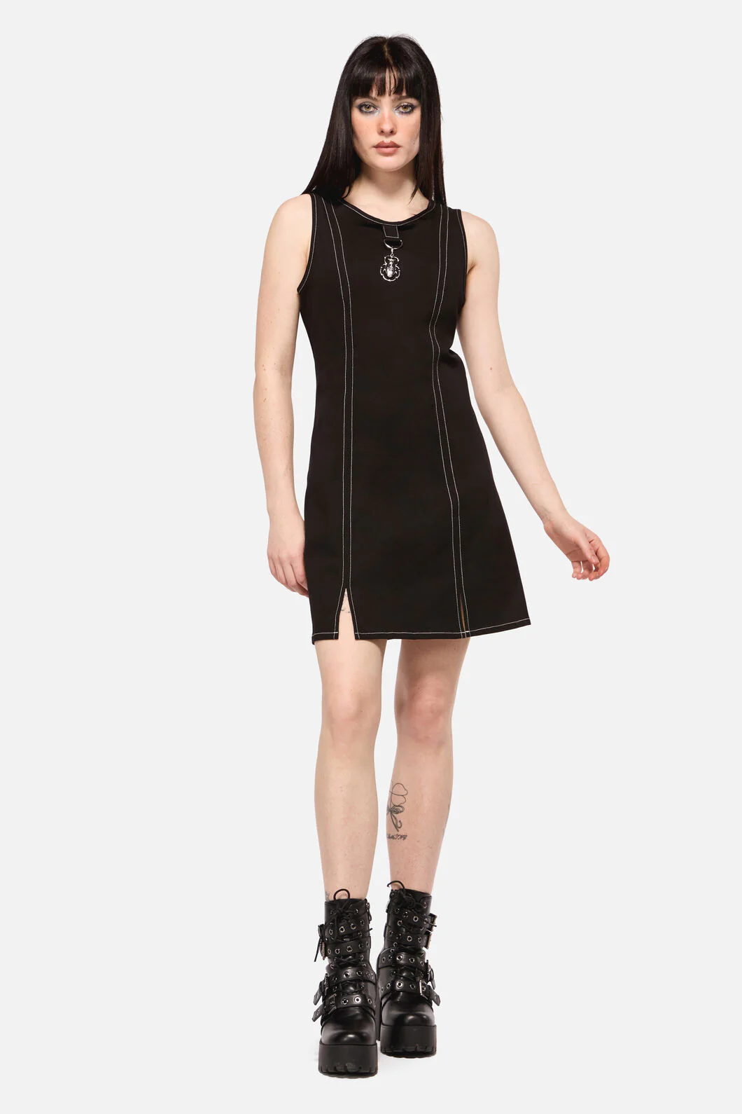 Dark Pieridae Charm Basic Dress