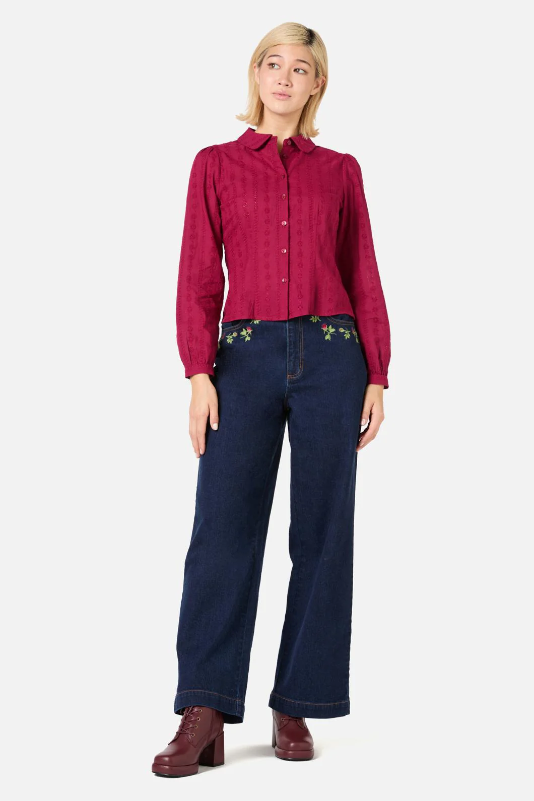 Evelyn Cute Cotton Blouse