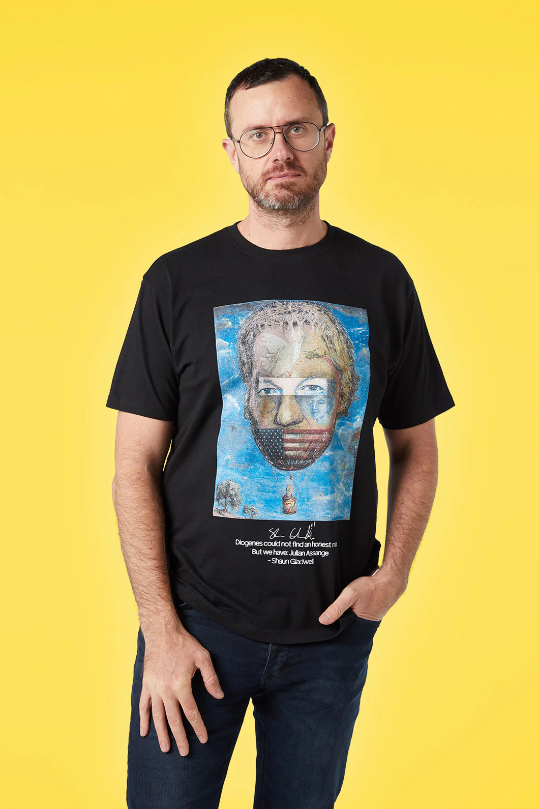 Shaun Gladwell's Assange