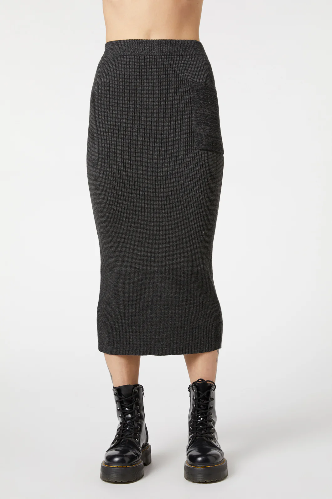 Moon Sign Knit Skirt