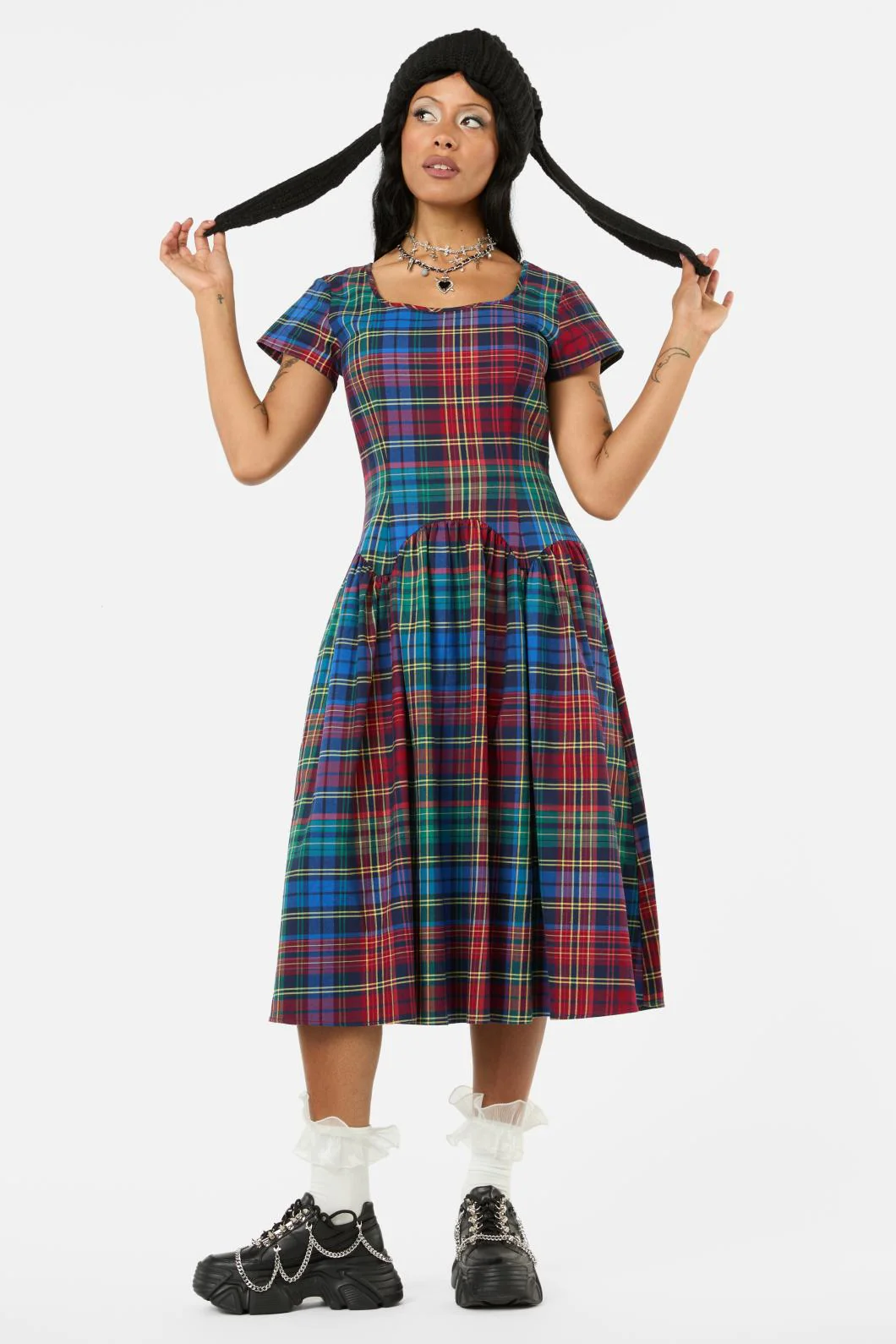 Sainted Tartan Dress